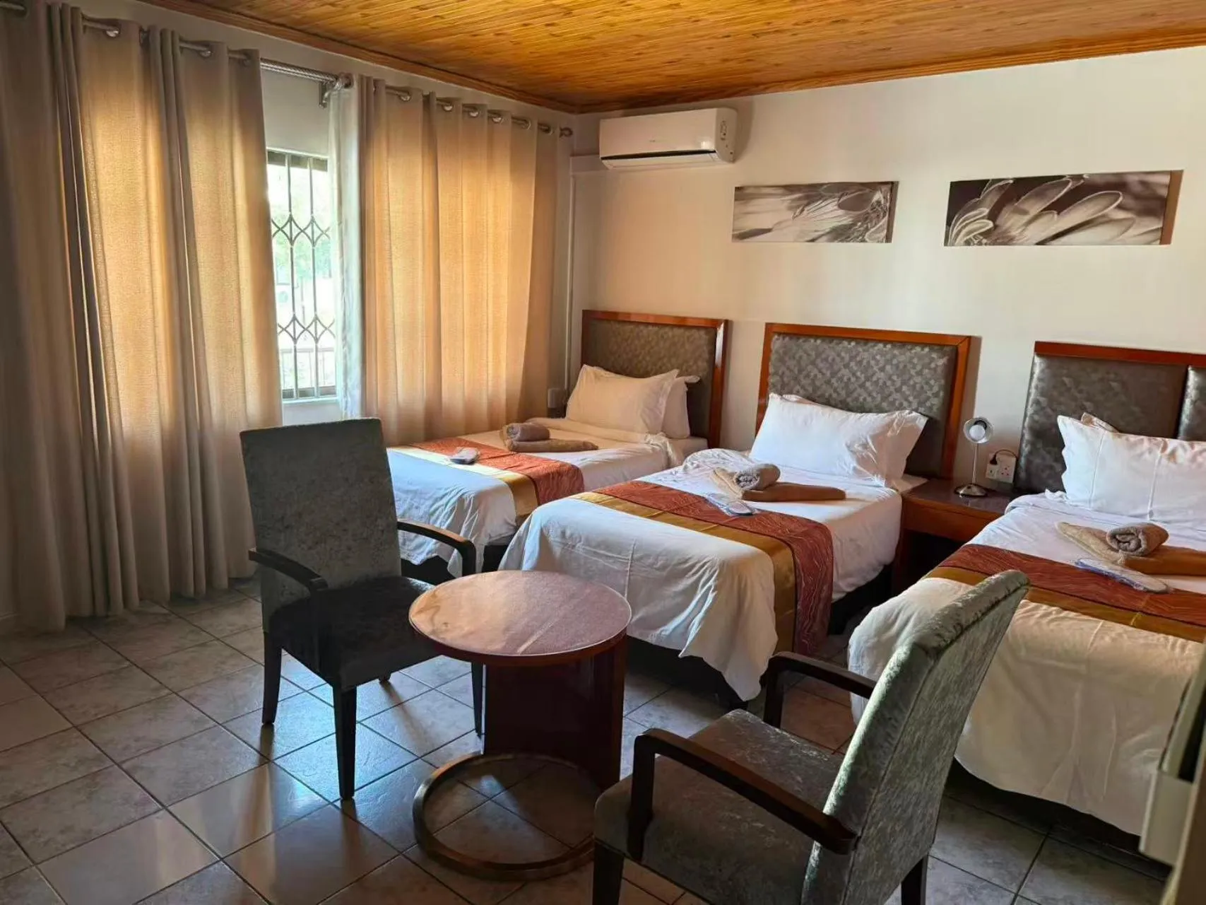 Bed in Hotel Pension Steiner