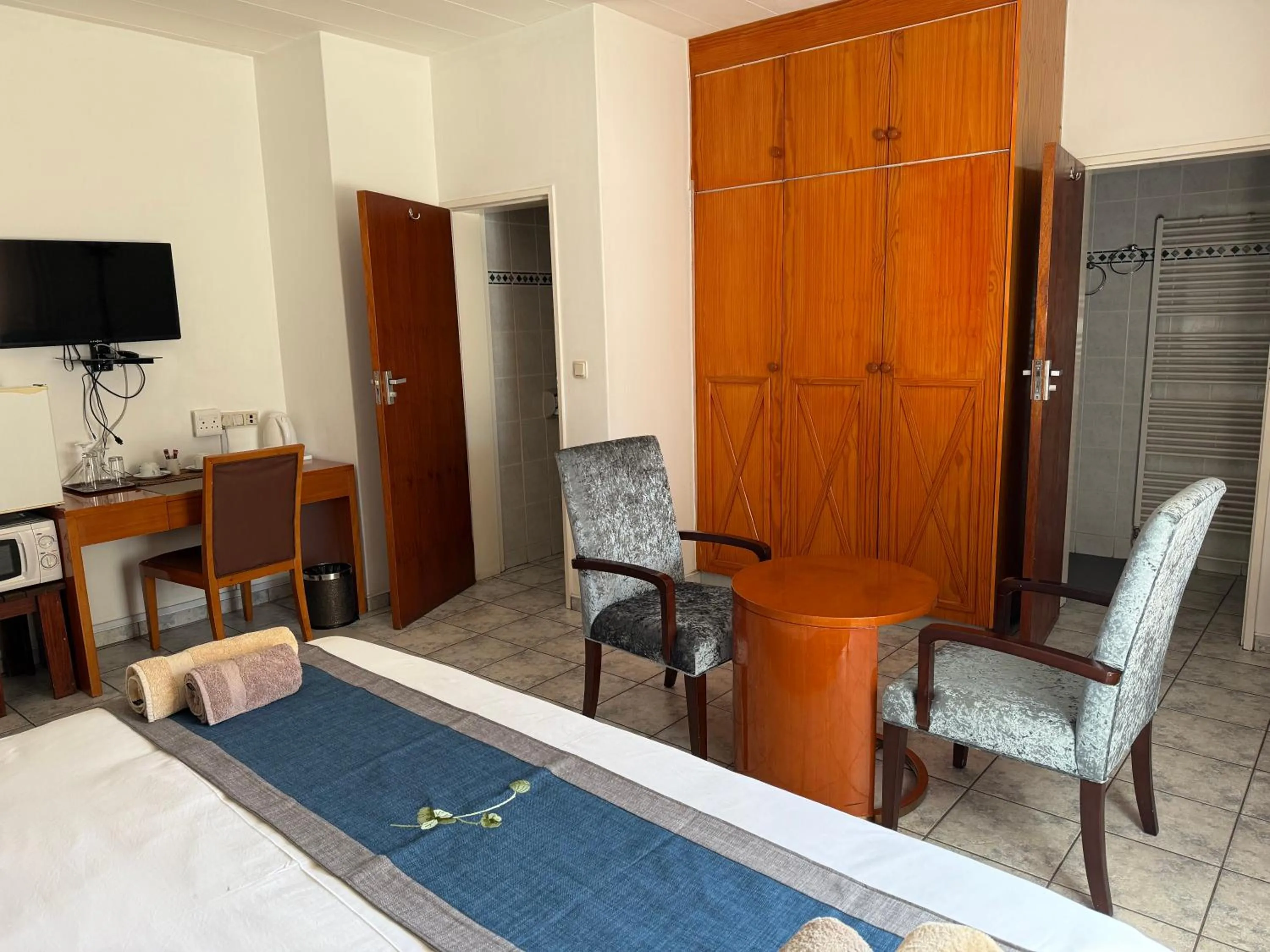 Bed in Hotel Pension Steiner