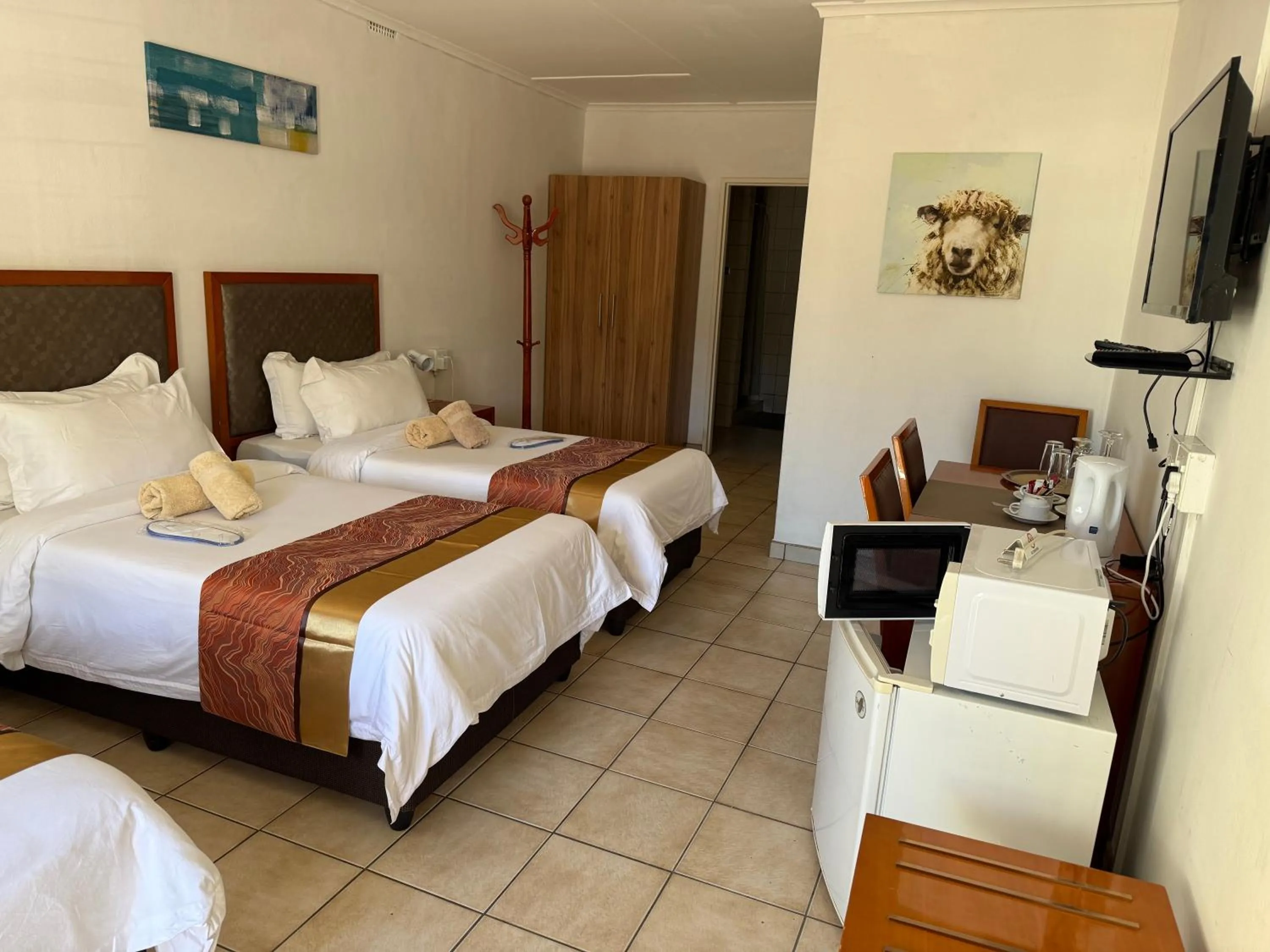 Bed in Hotel Pension Steiner