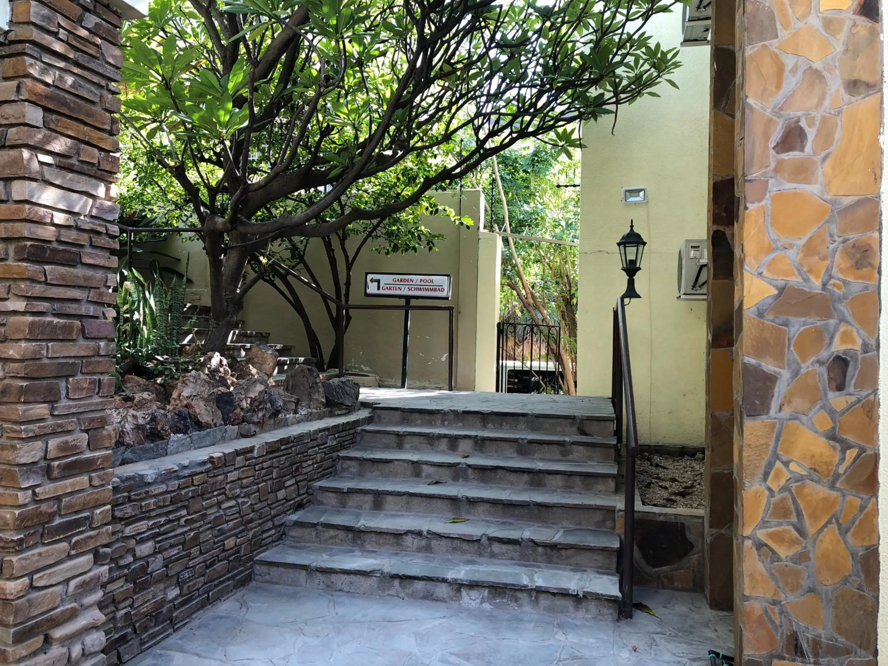 Garden in Hotel Pension Steiner