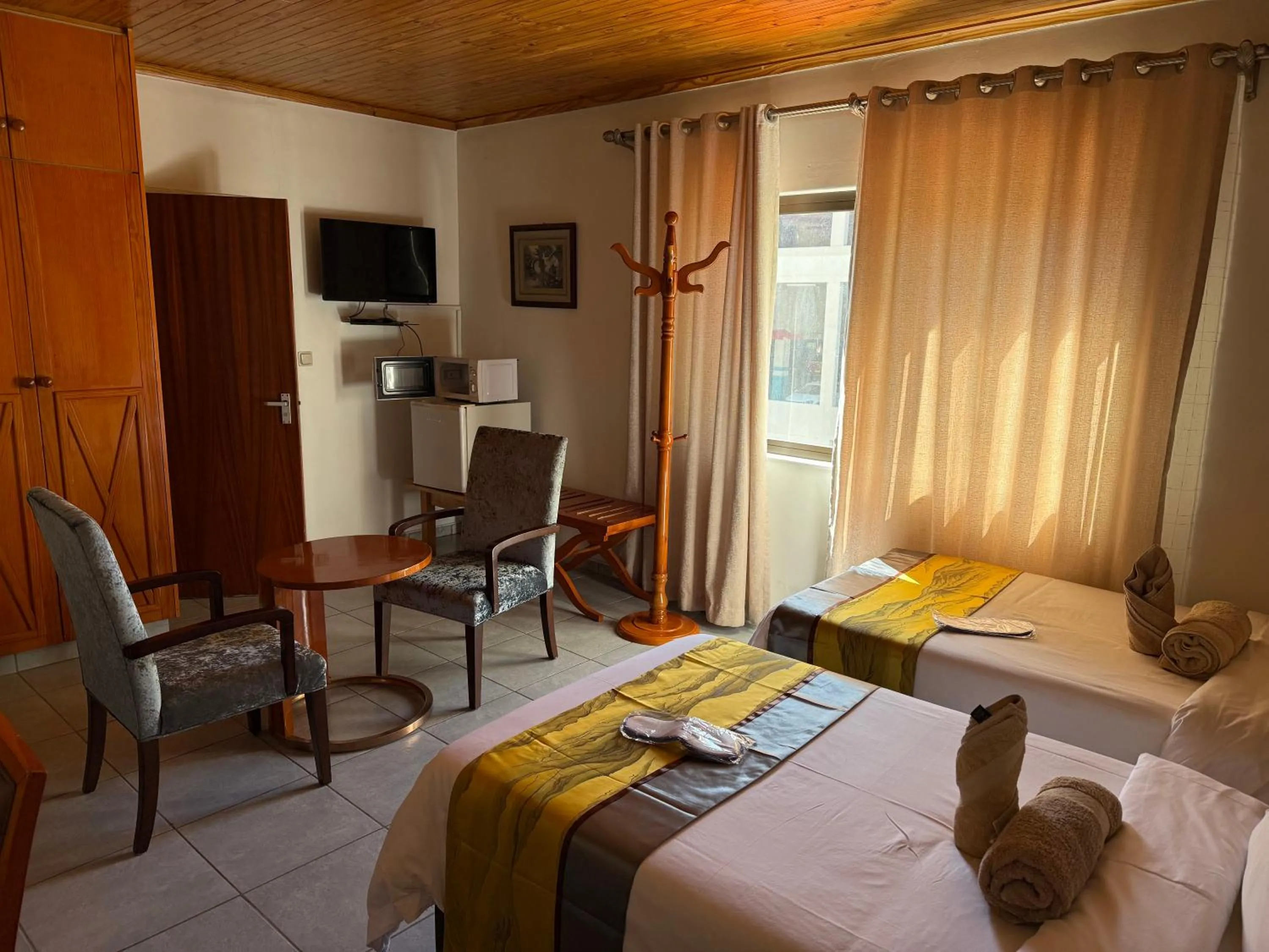 Bed in Hotel Pension Steiner