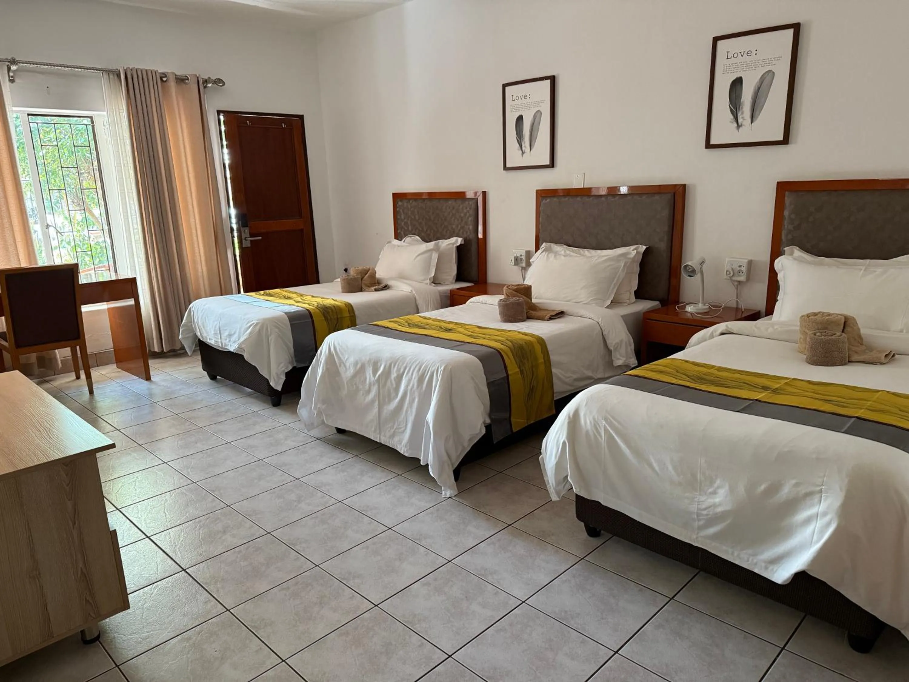 Bed in Hotel Pension Steiner