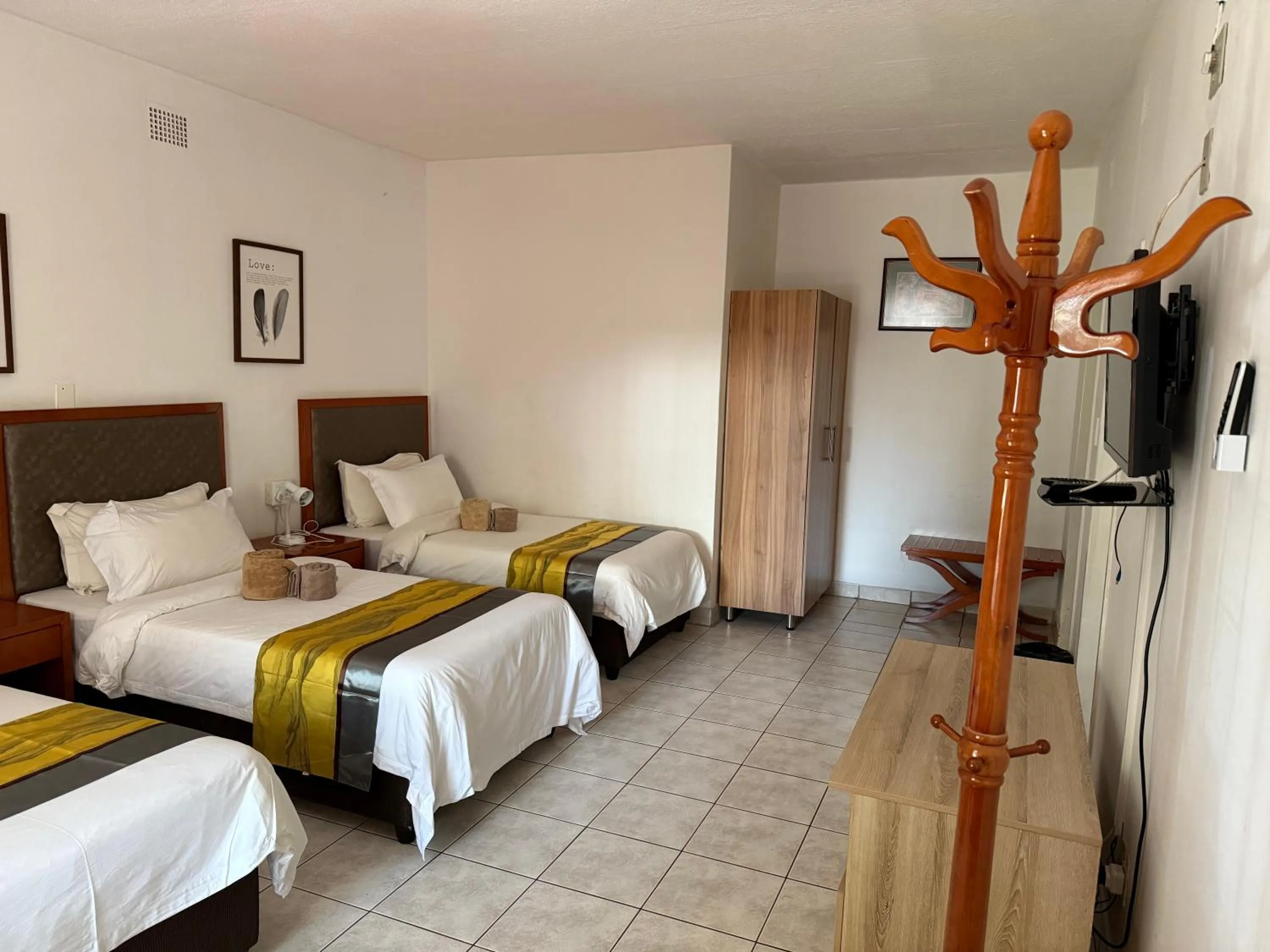 Bed in Hotel Pension Steiner