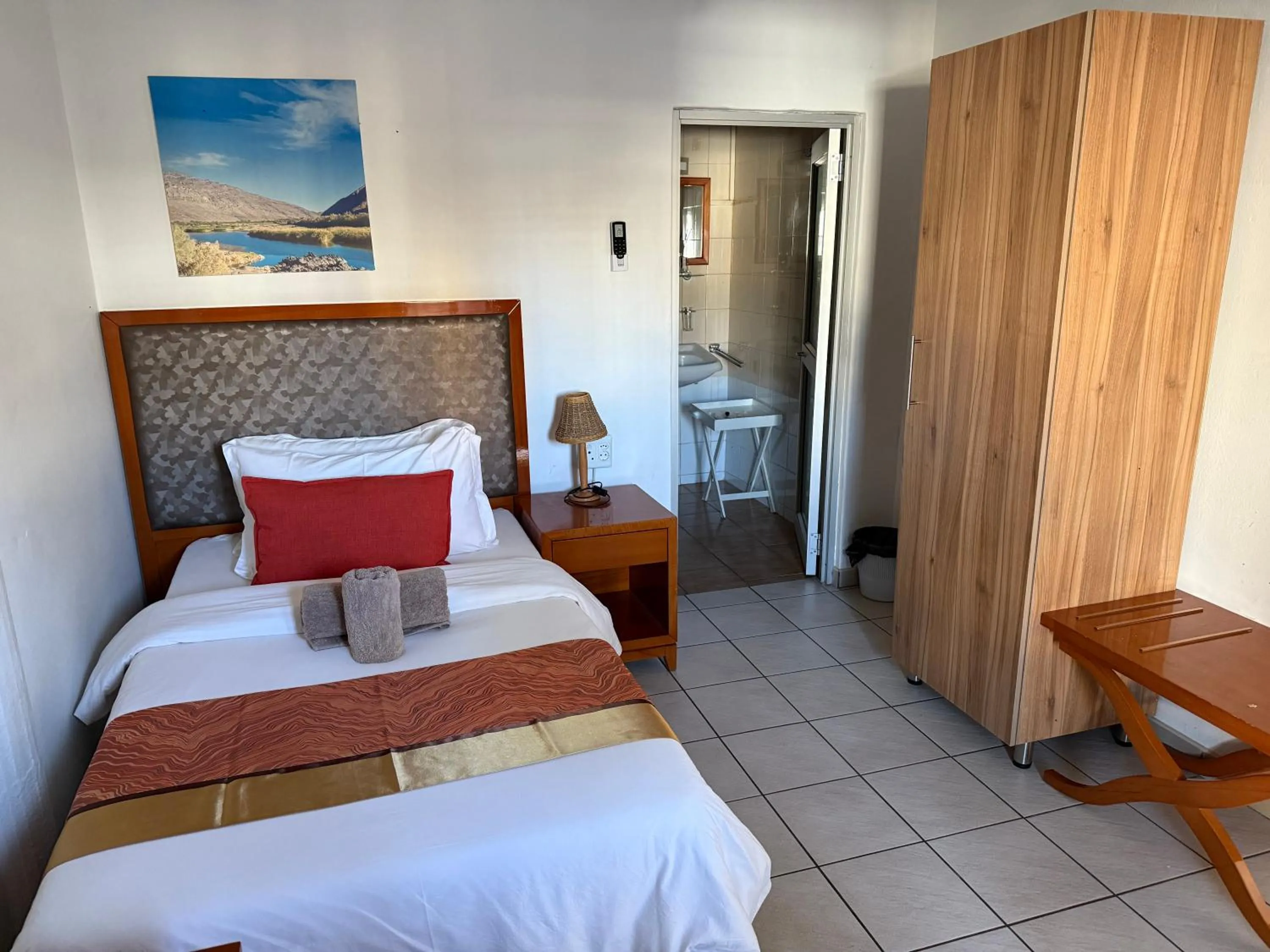 Bed in Hotel Pension Steiner