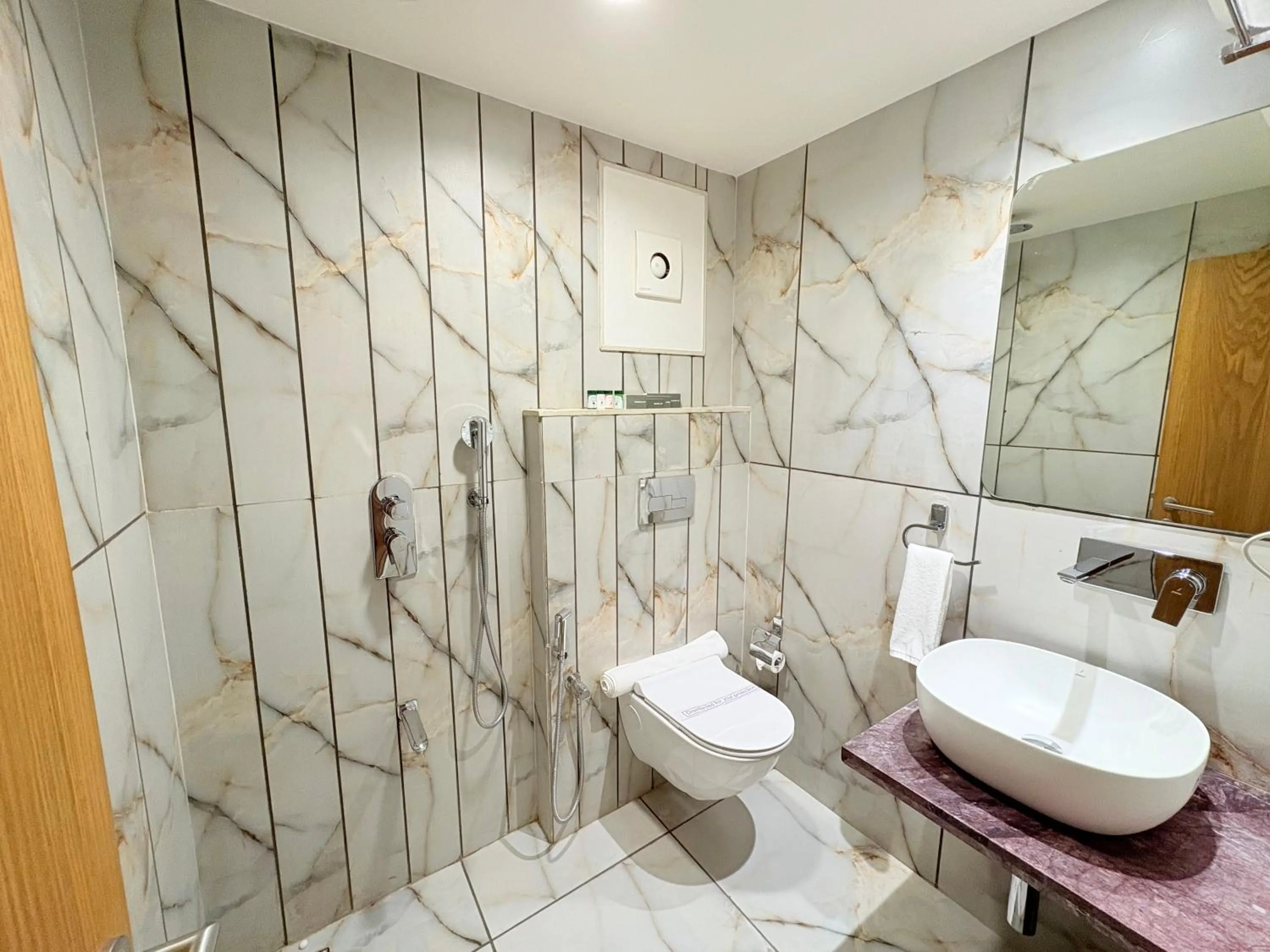 Shower in The Parterre - SG Highway Ahmedabad