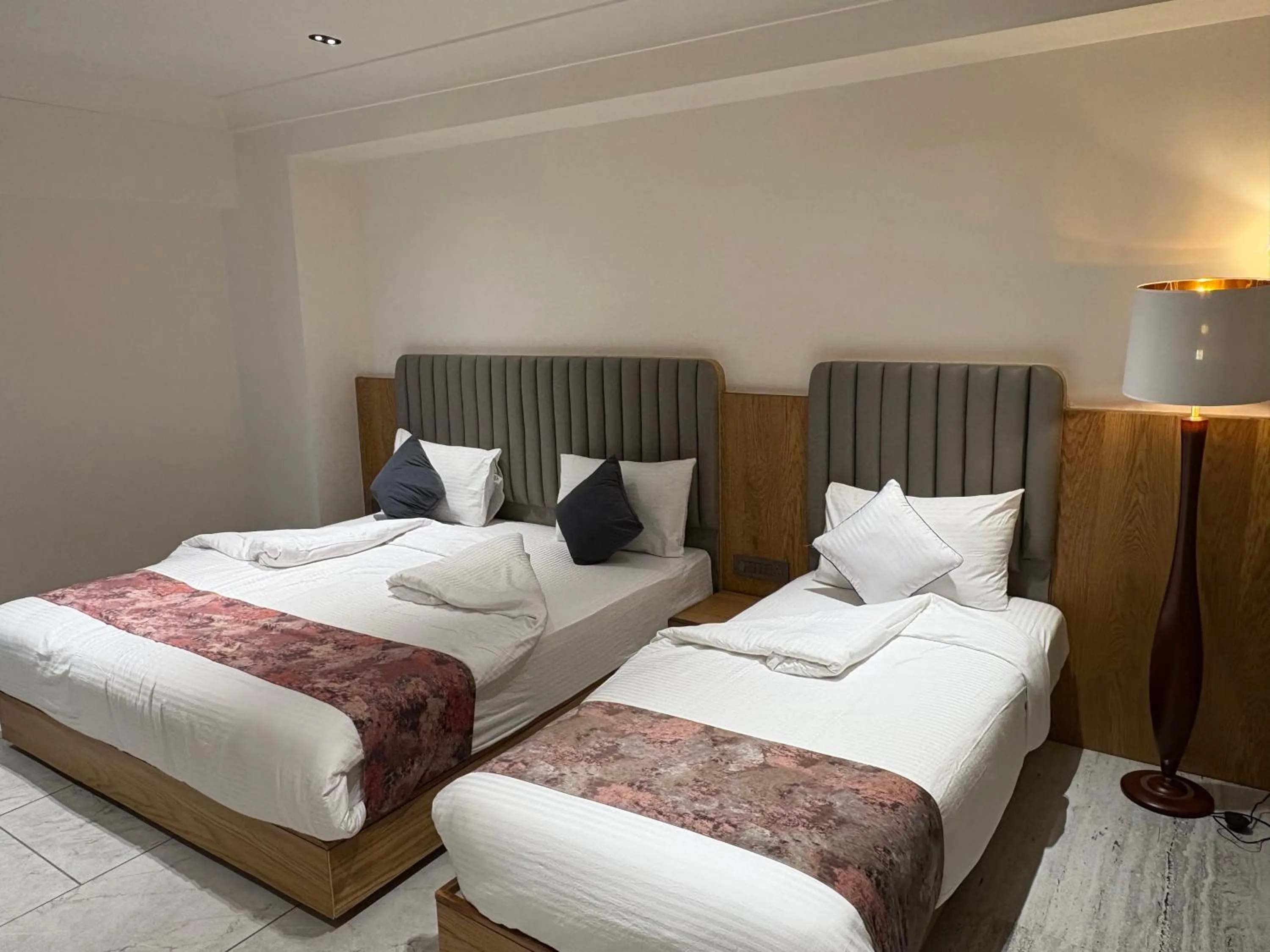 Bedroom, Bed in The Parterre - SG Highway Ahmedabad