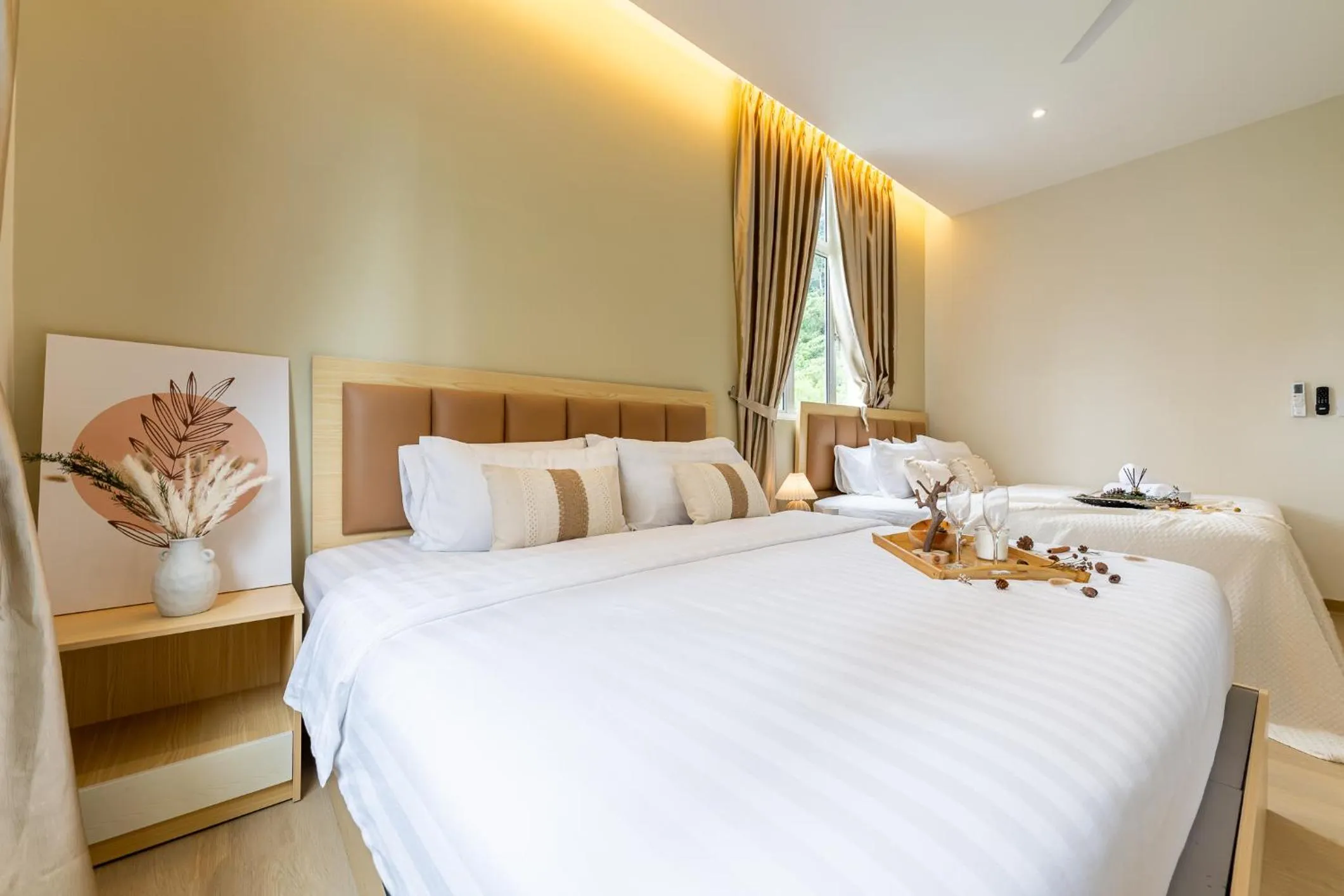 Bed in La Ferringhi Villa by BRB