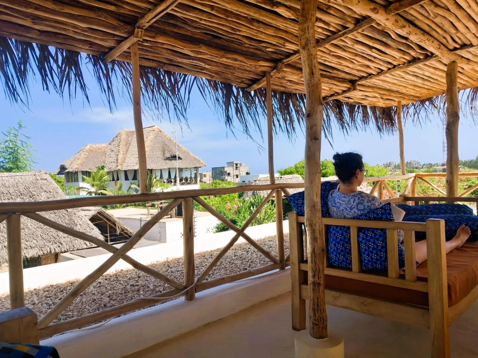 Balcony/Terrace in TATU INN Boutique Hotel WATAMU