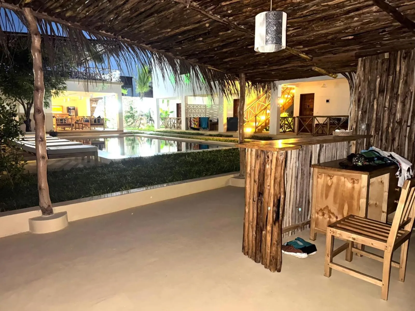 Pool view in TATU INN Boutique Hotel WATAMU