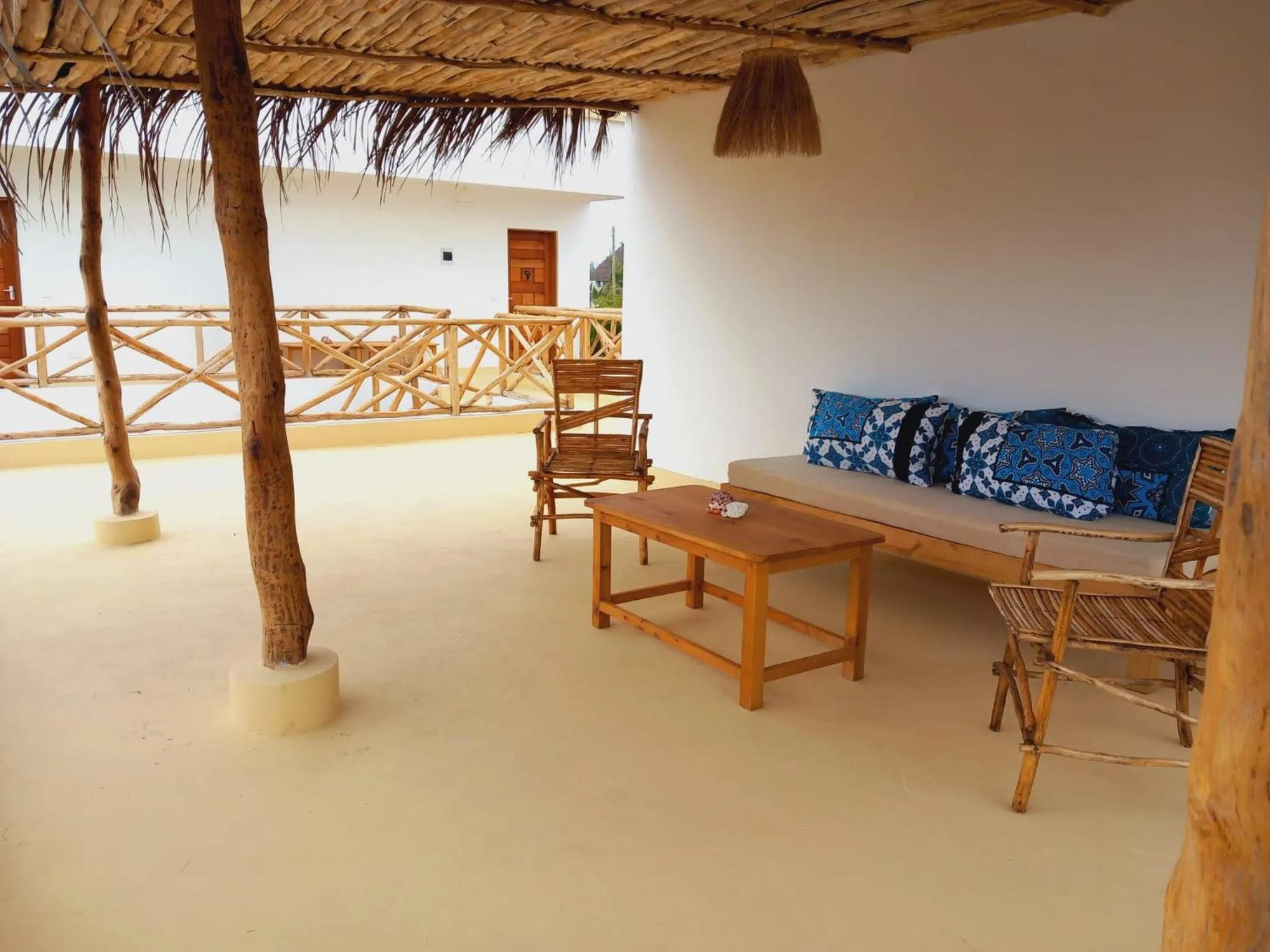 Balcony/Terrace in TATU INN Boutique Hotel WATAMU