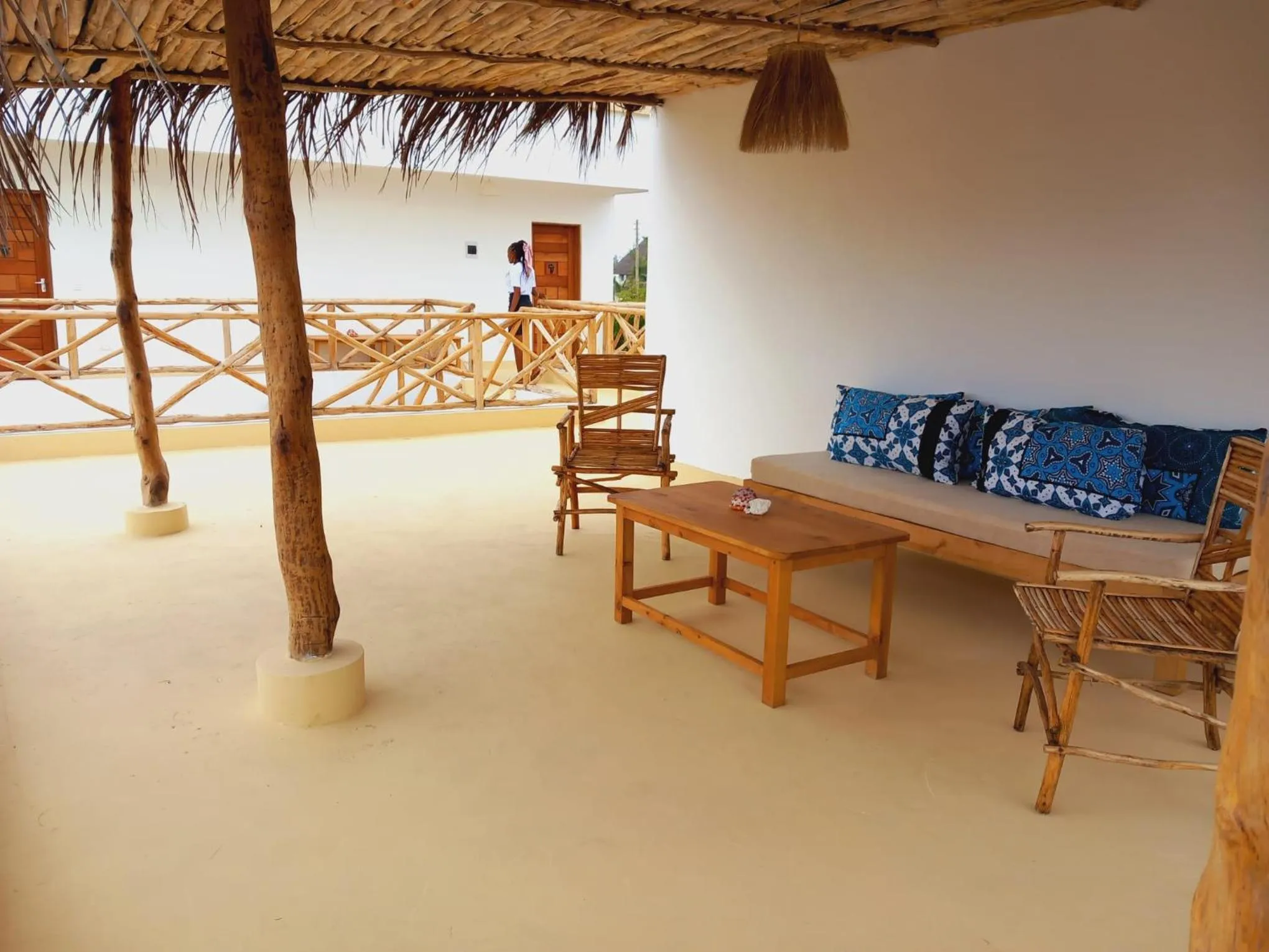 Balcony/Terrace in TATU INN Boutique Hotel WATAMU