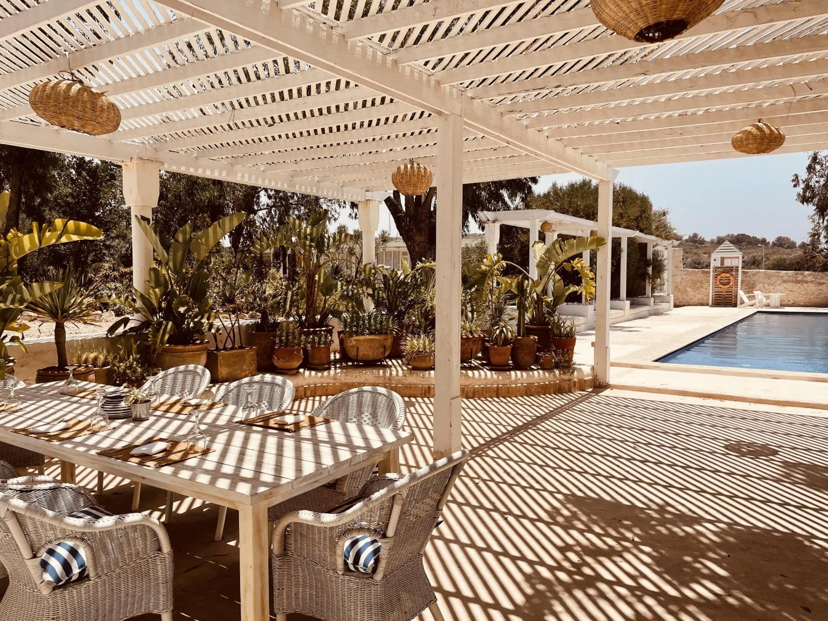 Patio in Tangaro Hip Hotel & Spa