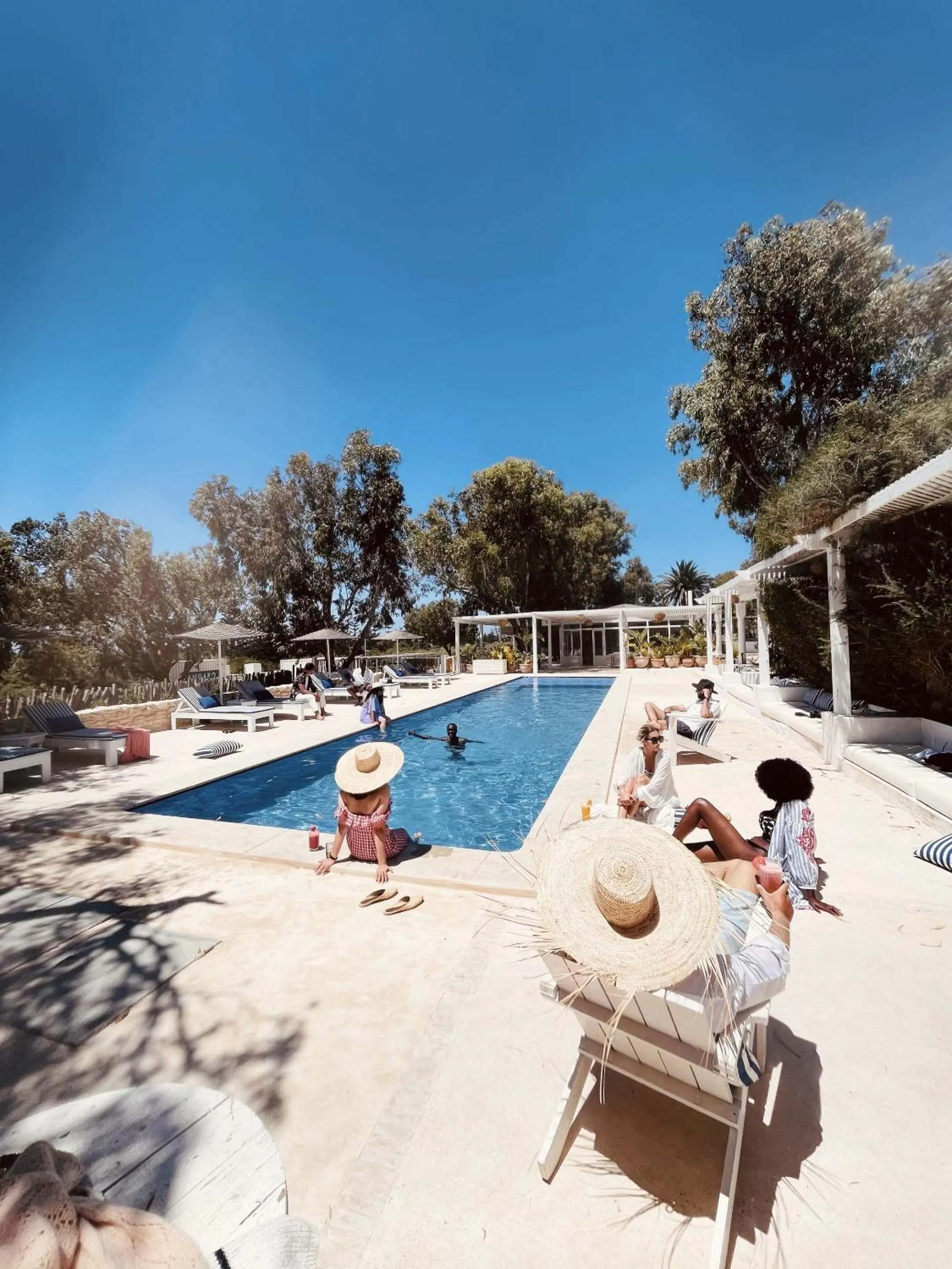 Pool view in Tangaro Hip Hotel & Spa