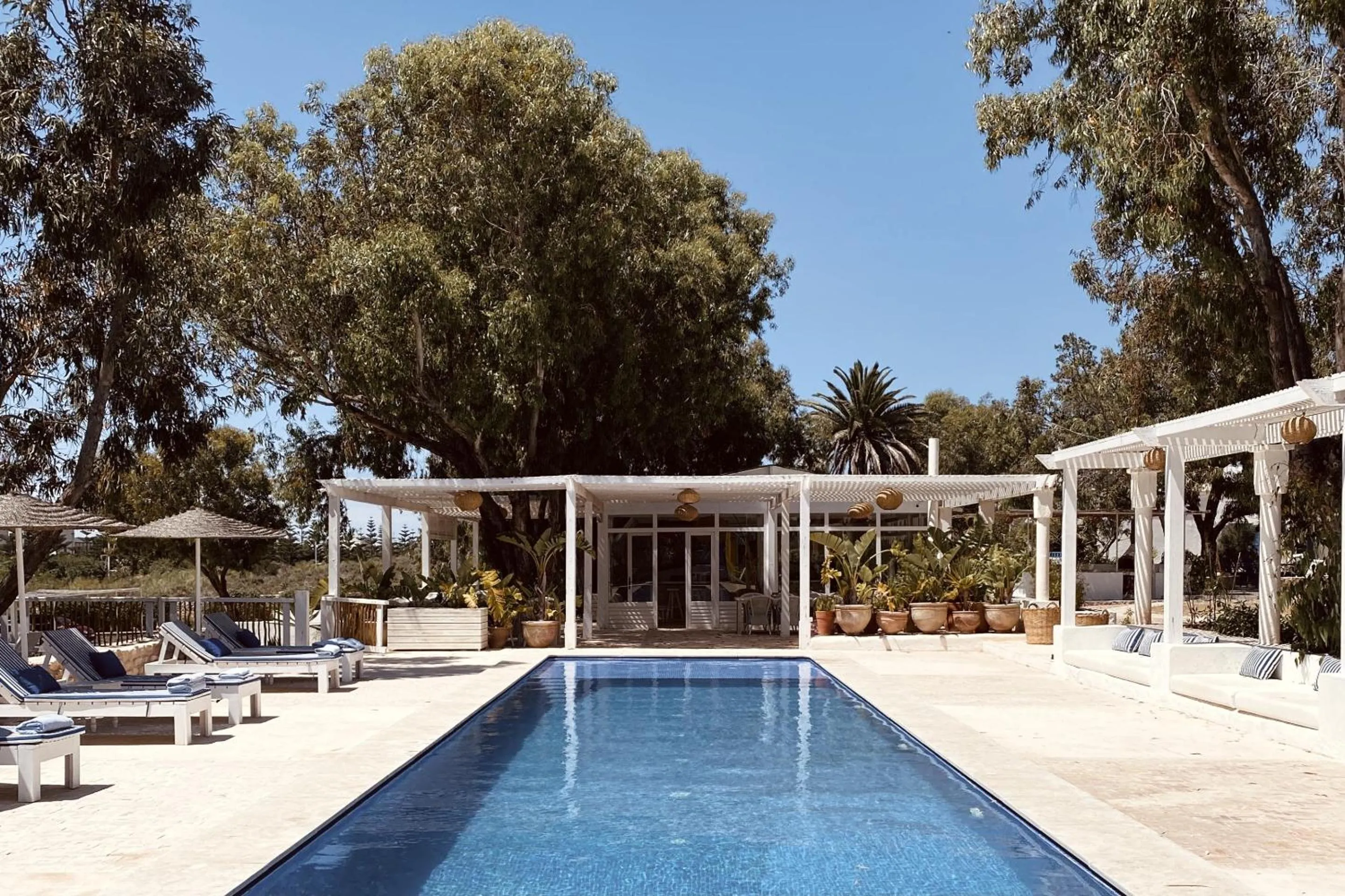 Pool view in Tangaro Hip Hotel & Spa