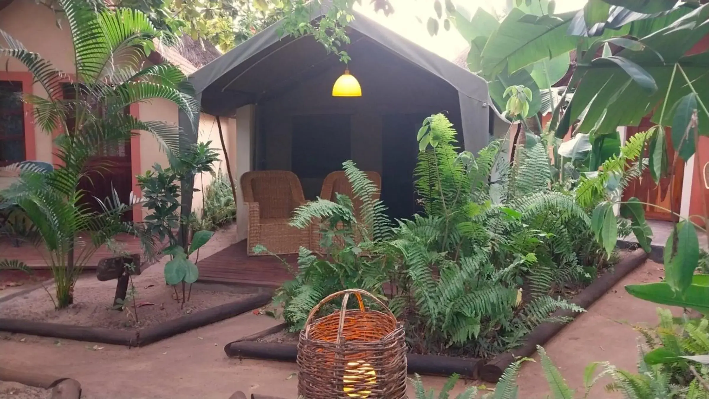 Comfort Tent with Private Bathroom in DEVOCEAN Lodge Comfort Tent with Private Bathroom in DEVOCEAN Lodge