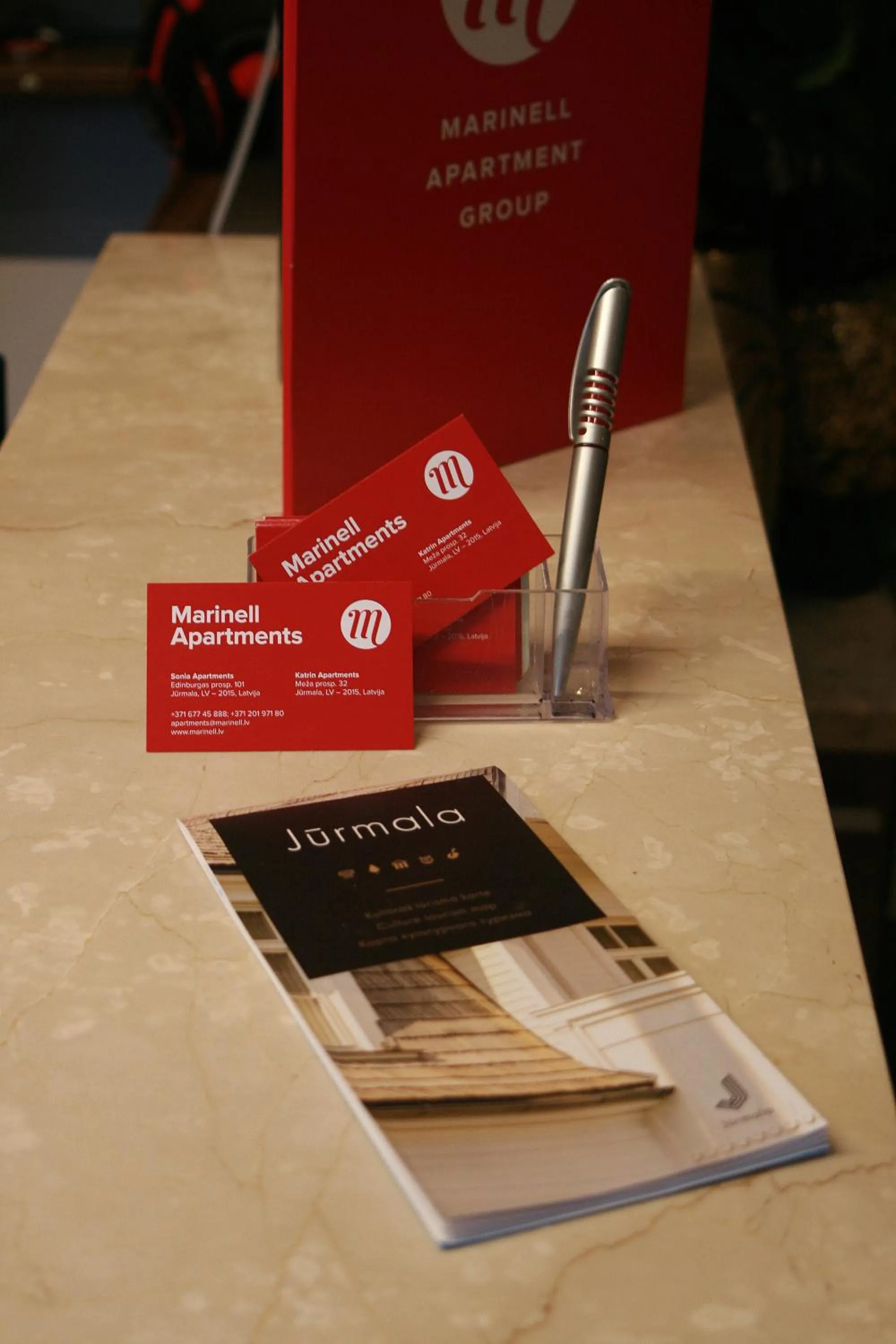 Property logo or sign in Katrin Apartments