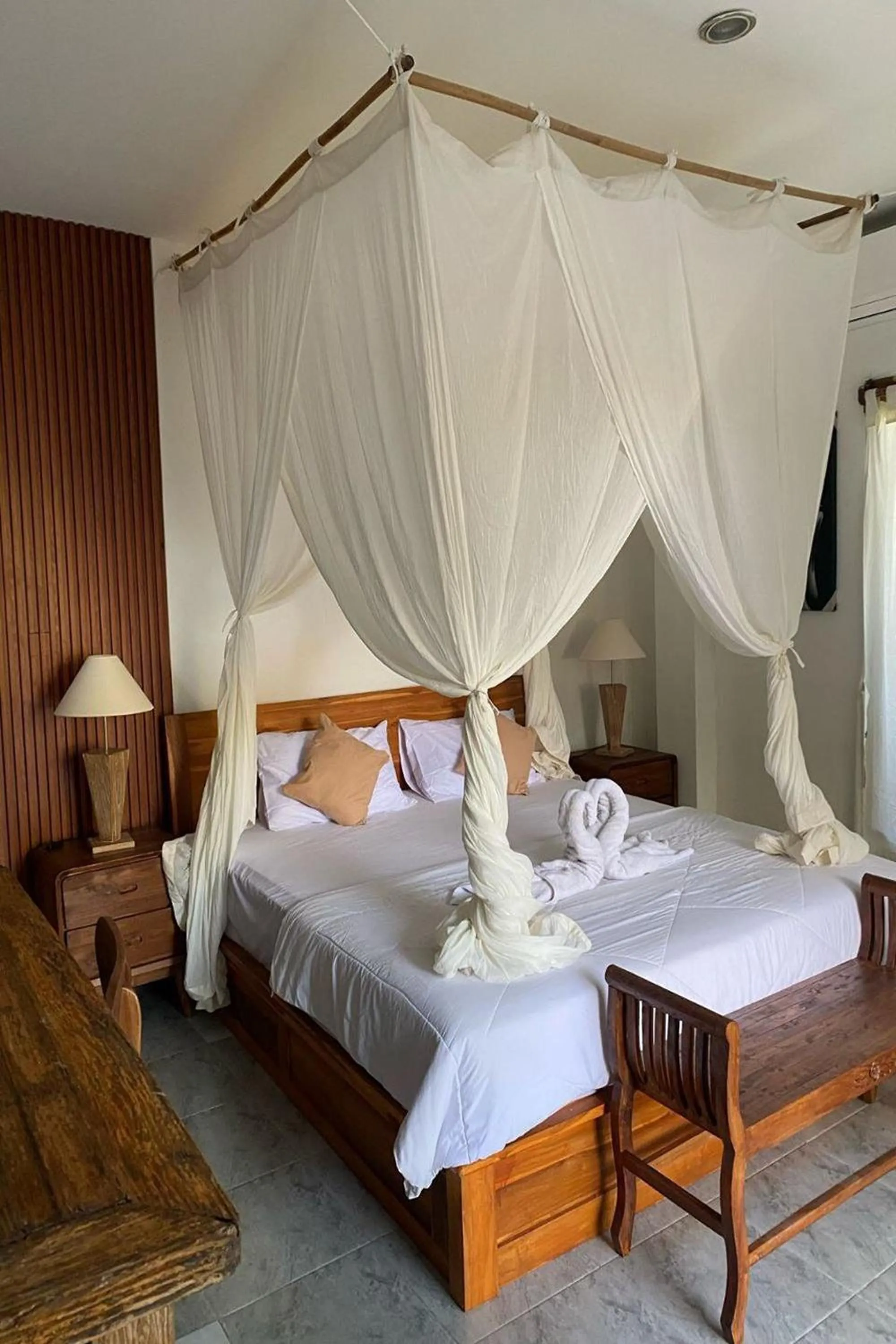 Bed in Budha House Ubud