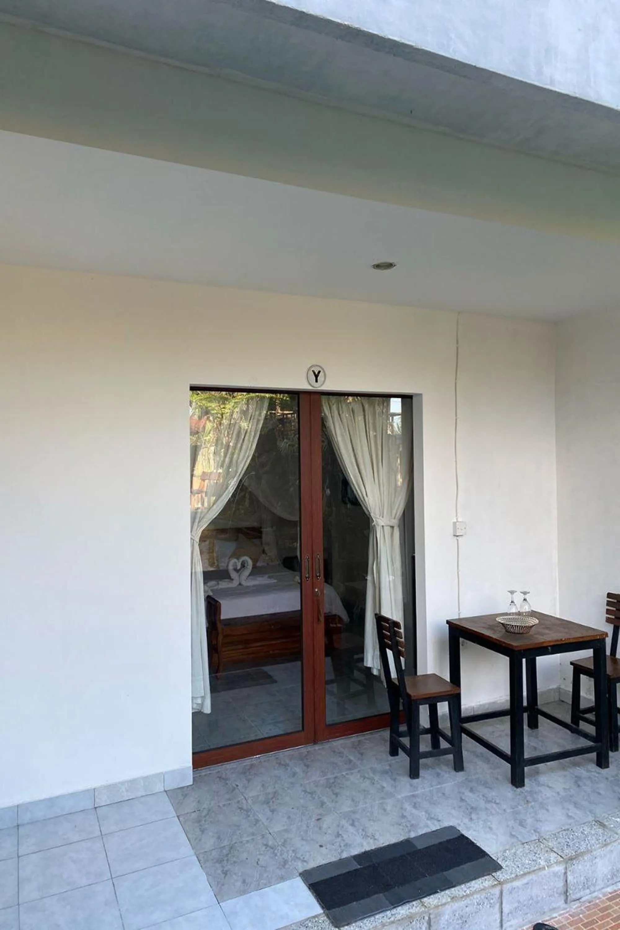 Bed in Budha House Ubud