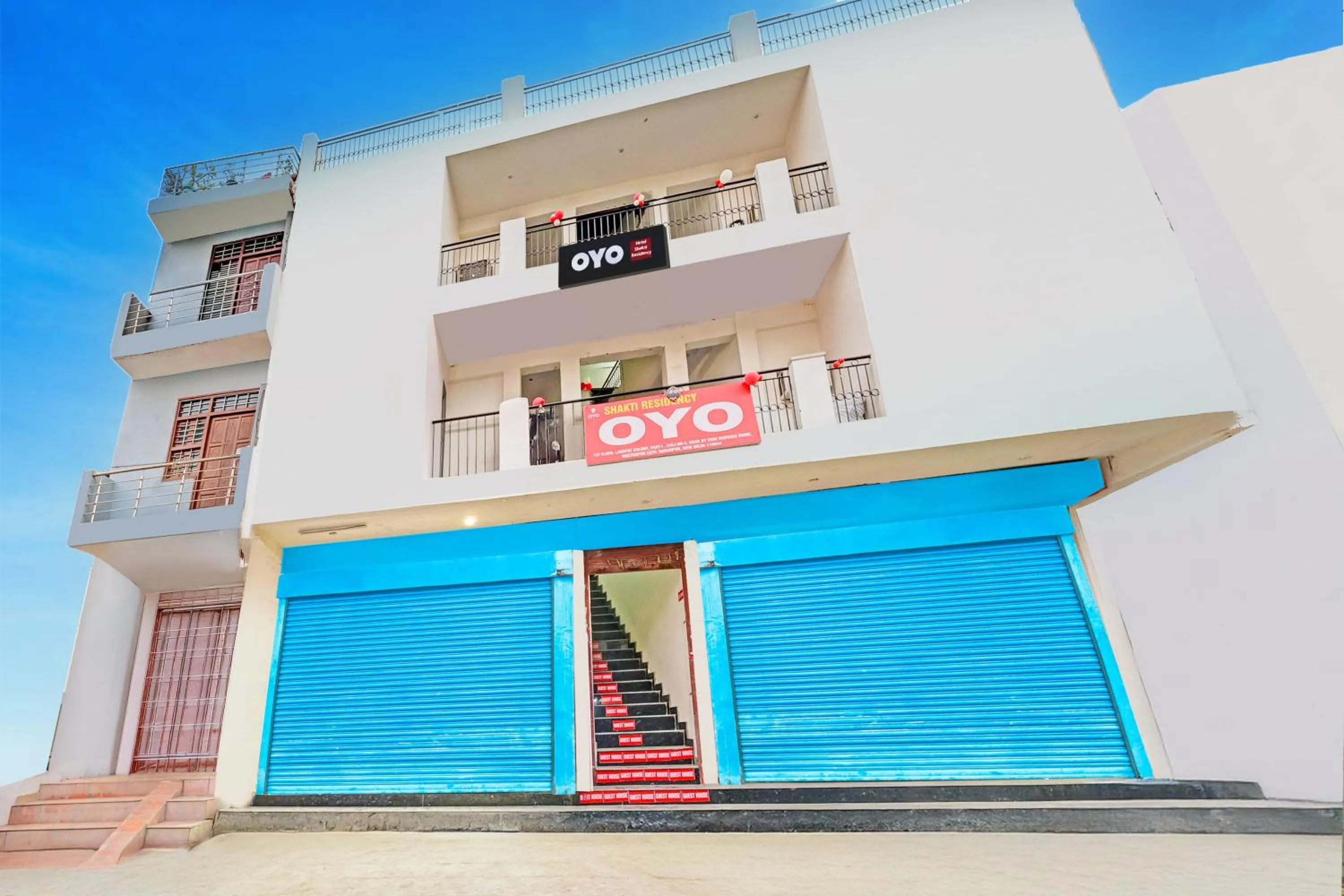 Facade/entrance in Hotel O SHAKTI RESIDENCY