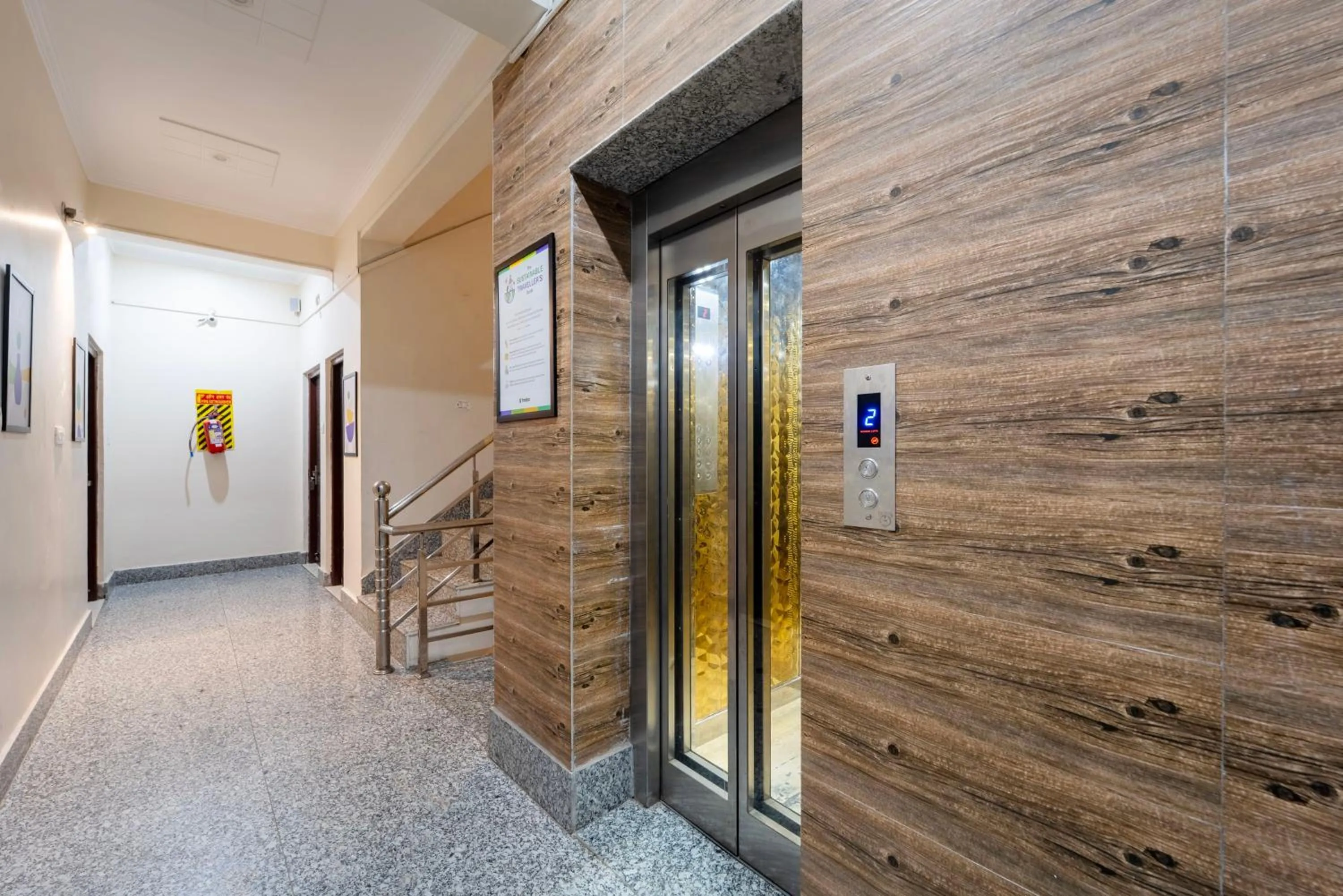 elevator in Treebo AK Residency, Tapovan