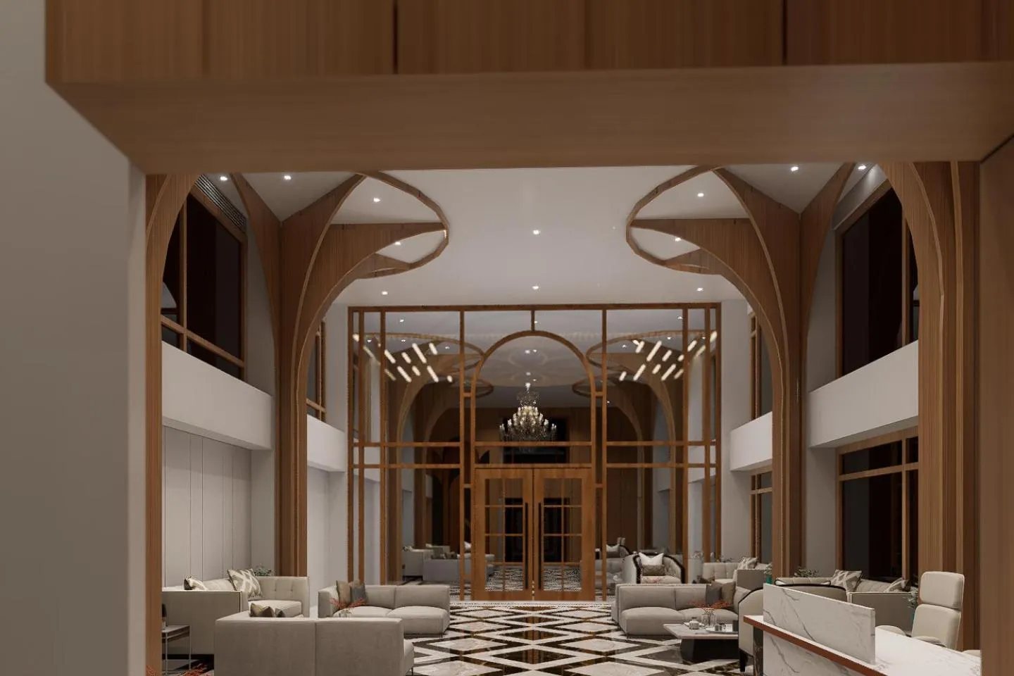 Seating area in Nirvana Grand Hotel & Resort