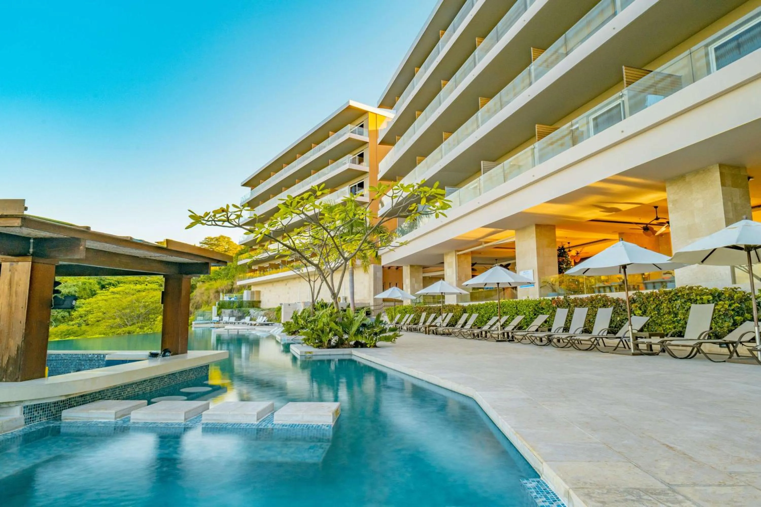 Pool view in Wyndham Tamarindo