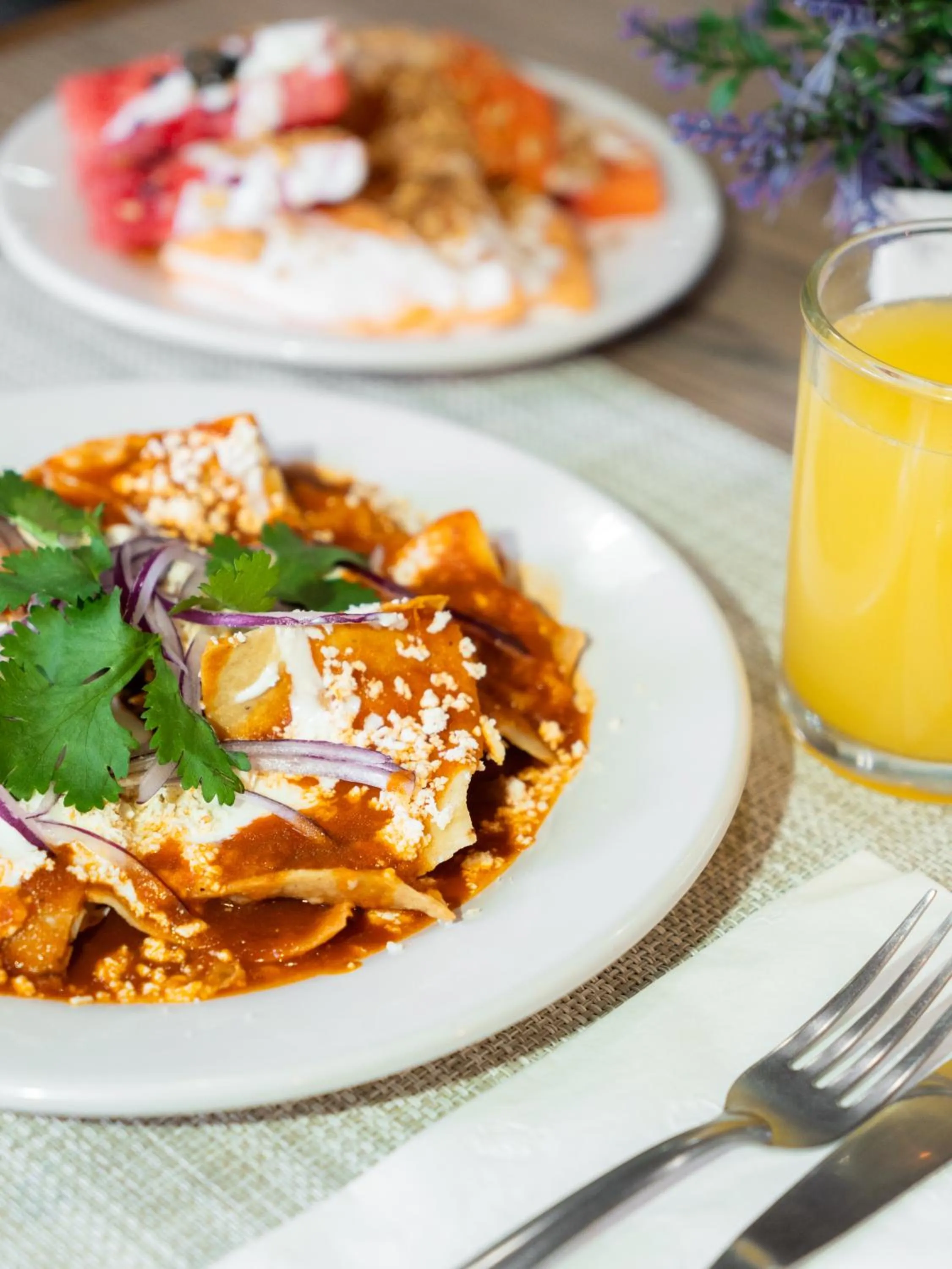 Breakfast in BeWow Hotel Querétaro