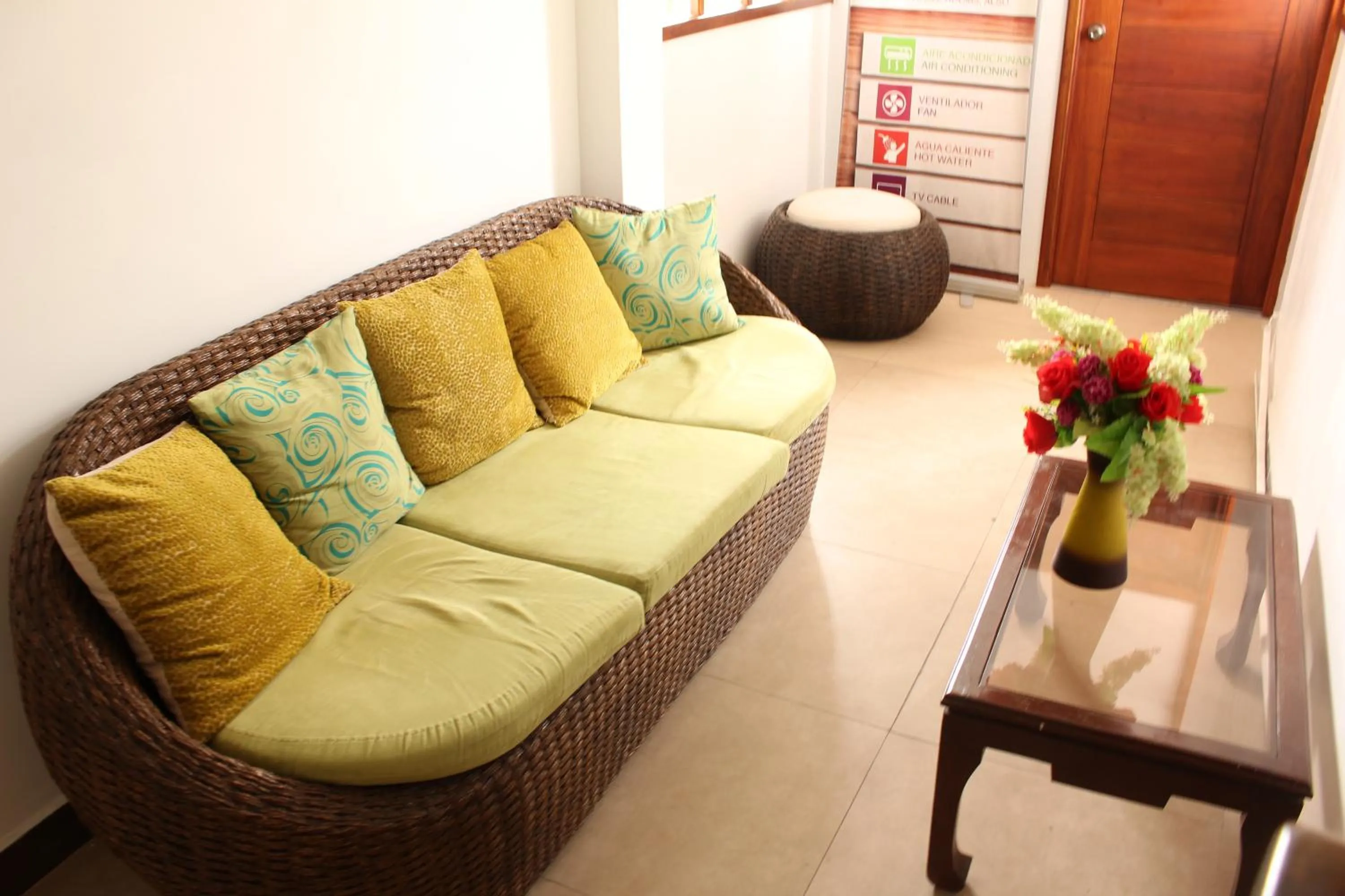 Lobby or reception in Hostal Costa del Pacifico