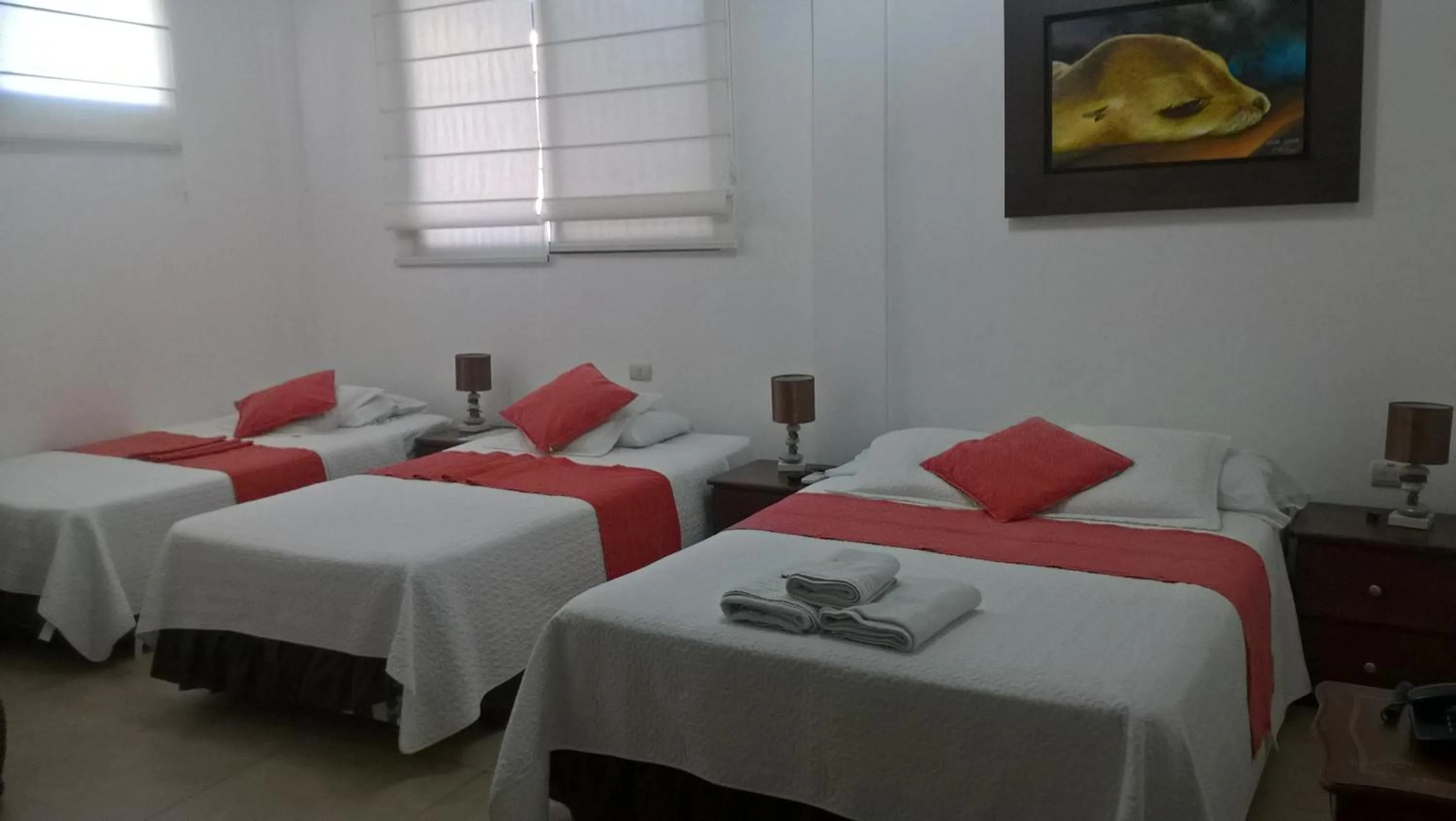 Bed in Hostal Costa del Pacifico