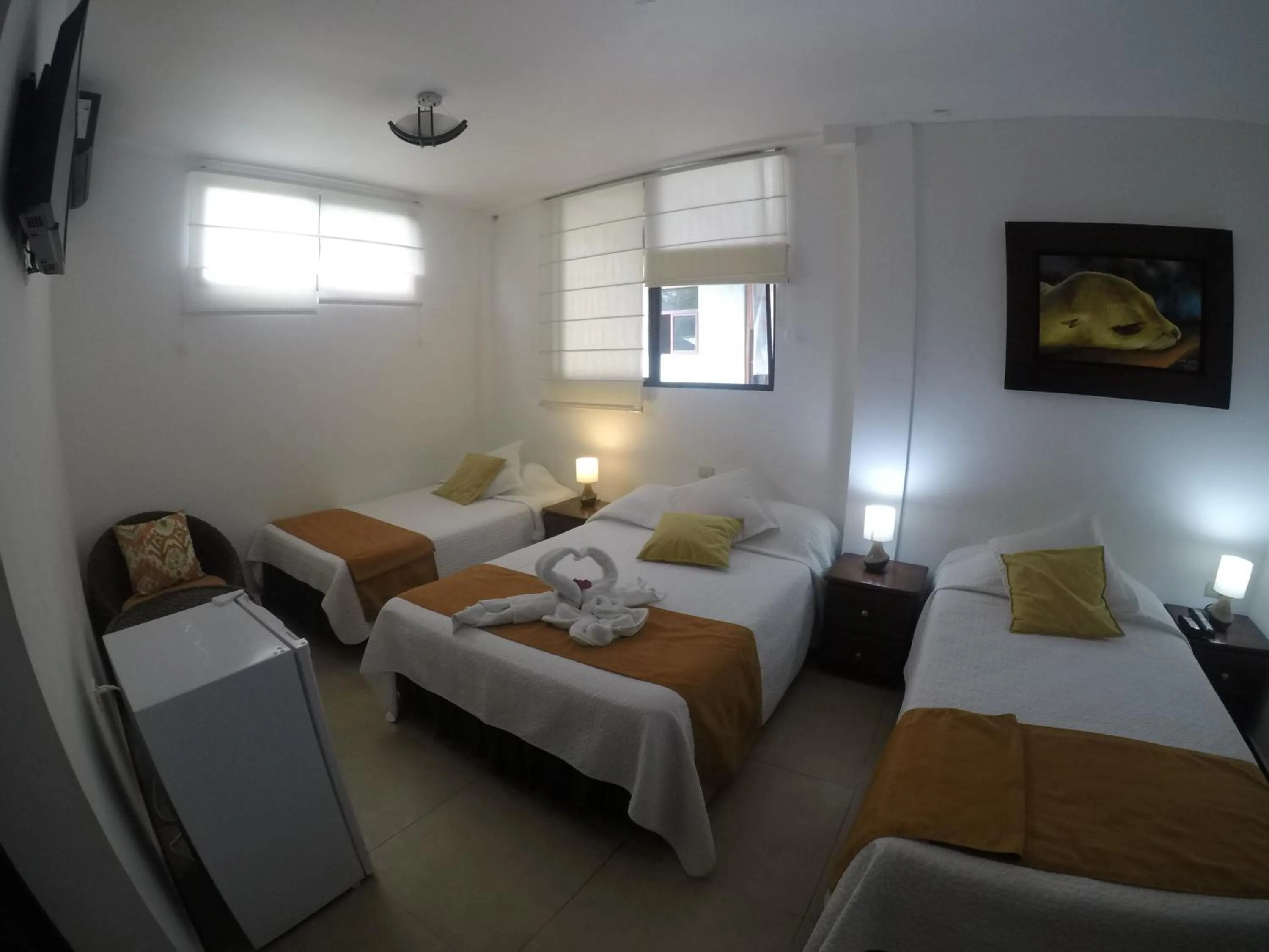 Decorative detail, Bed in Hostal Costa del Pacifico