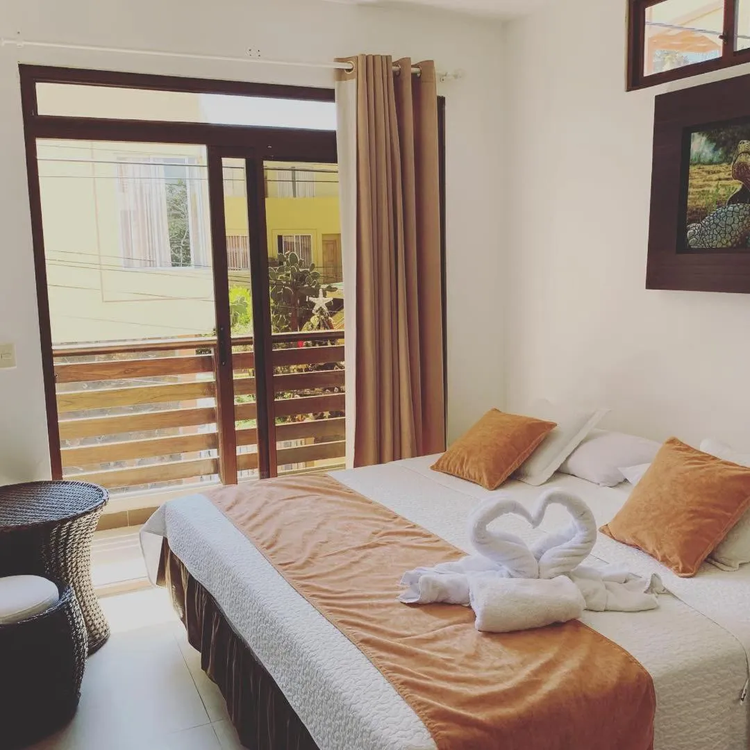 Bed in Hostal Costa del Pacifico