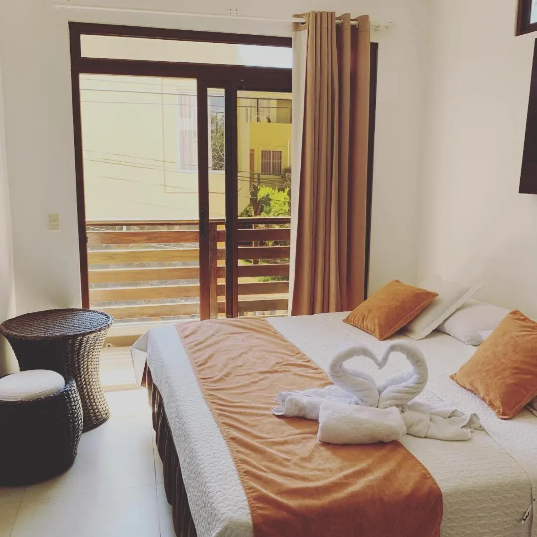 Bed in Hostal Costa del Pacifico