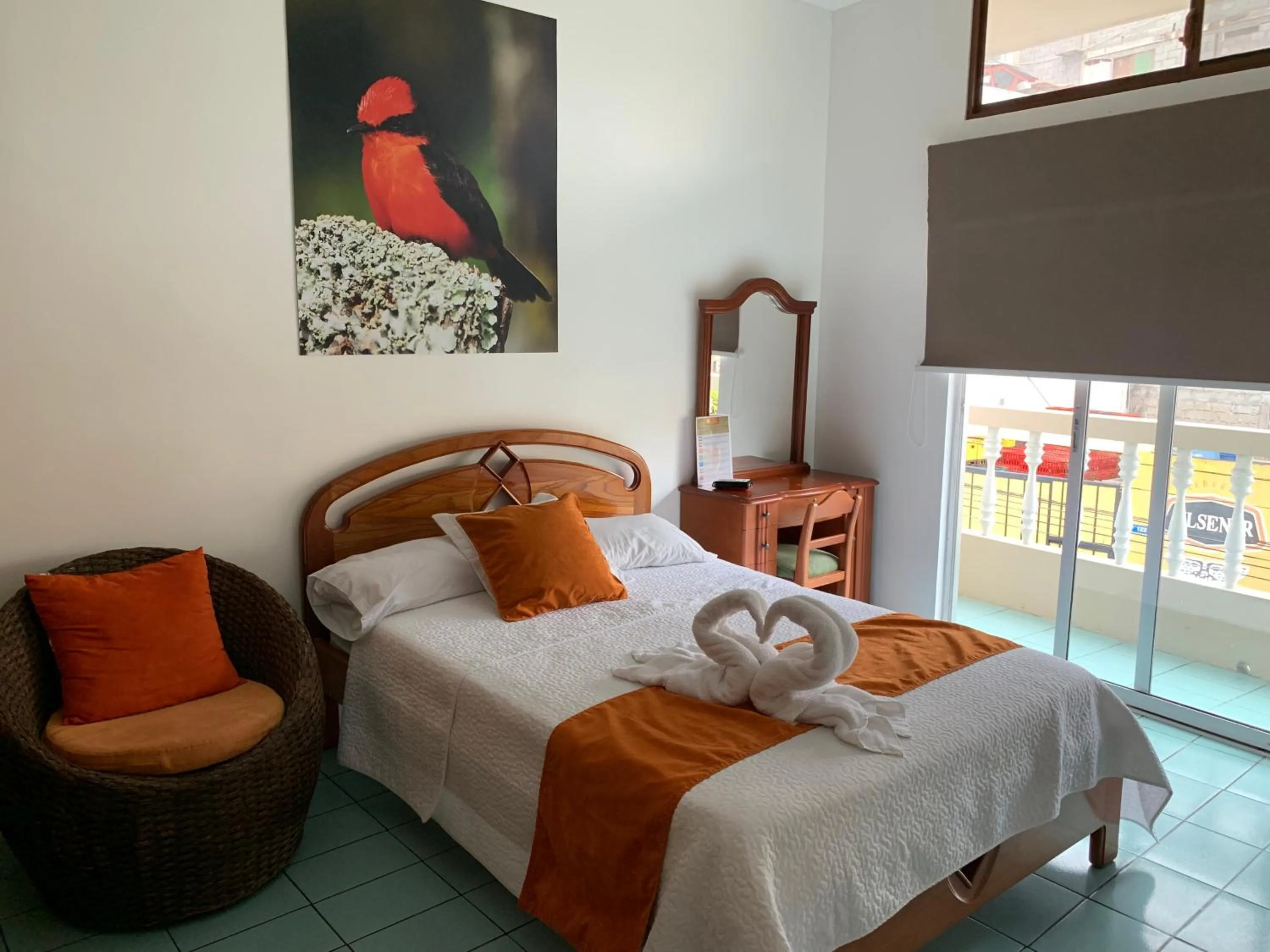 Bed in Hostal Costa del Pacifico