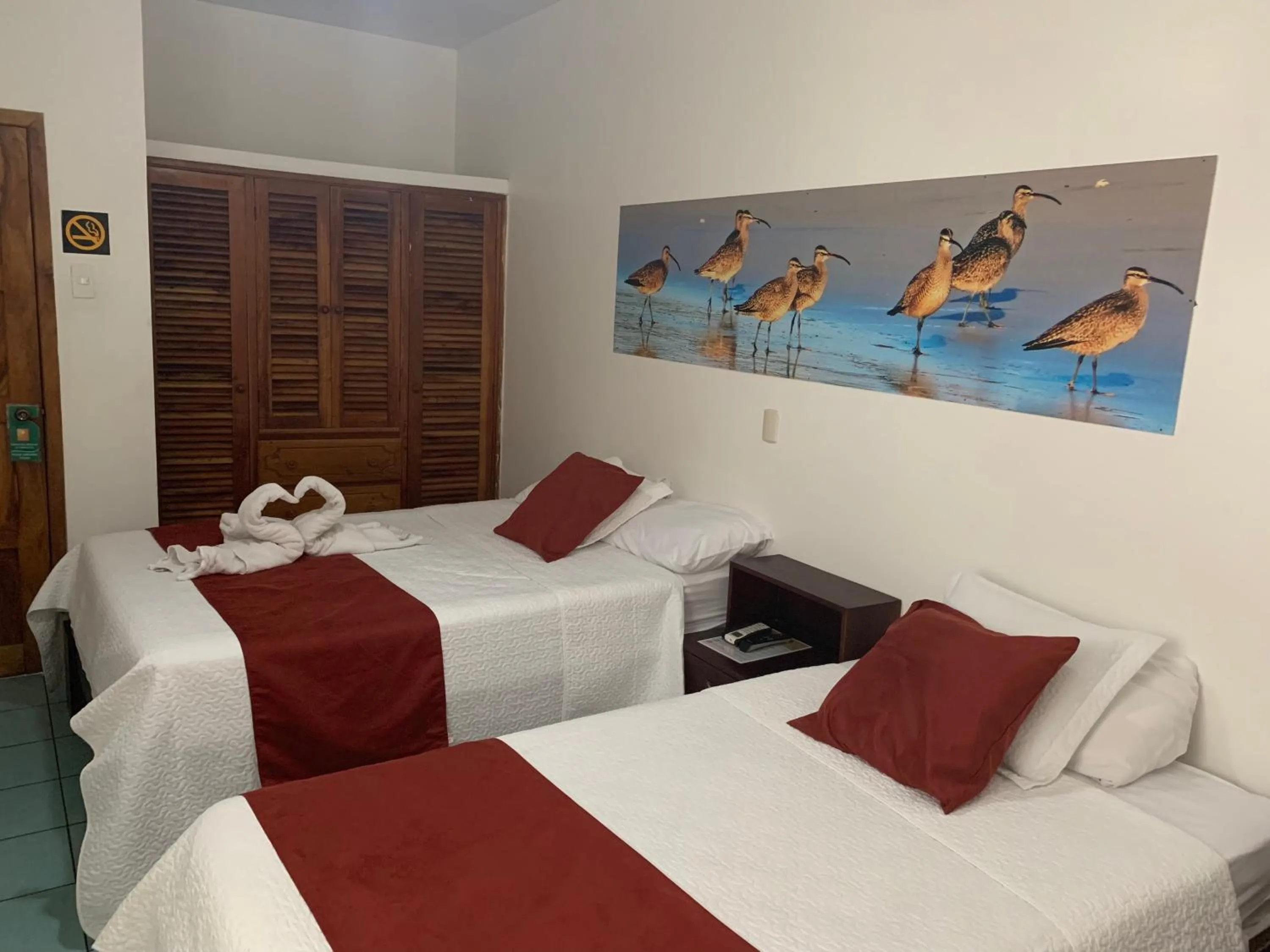 Bed in Hostal Costa del Pacifico