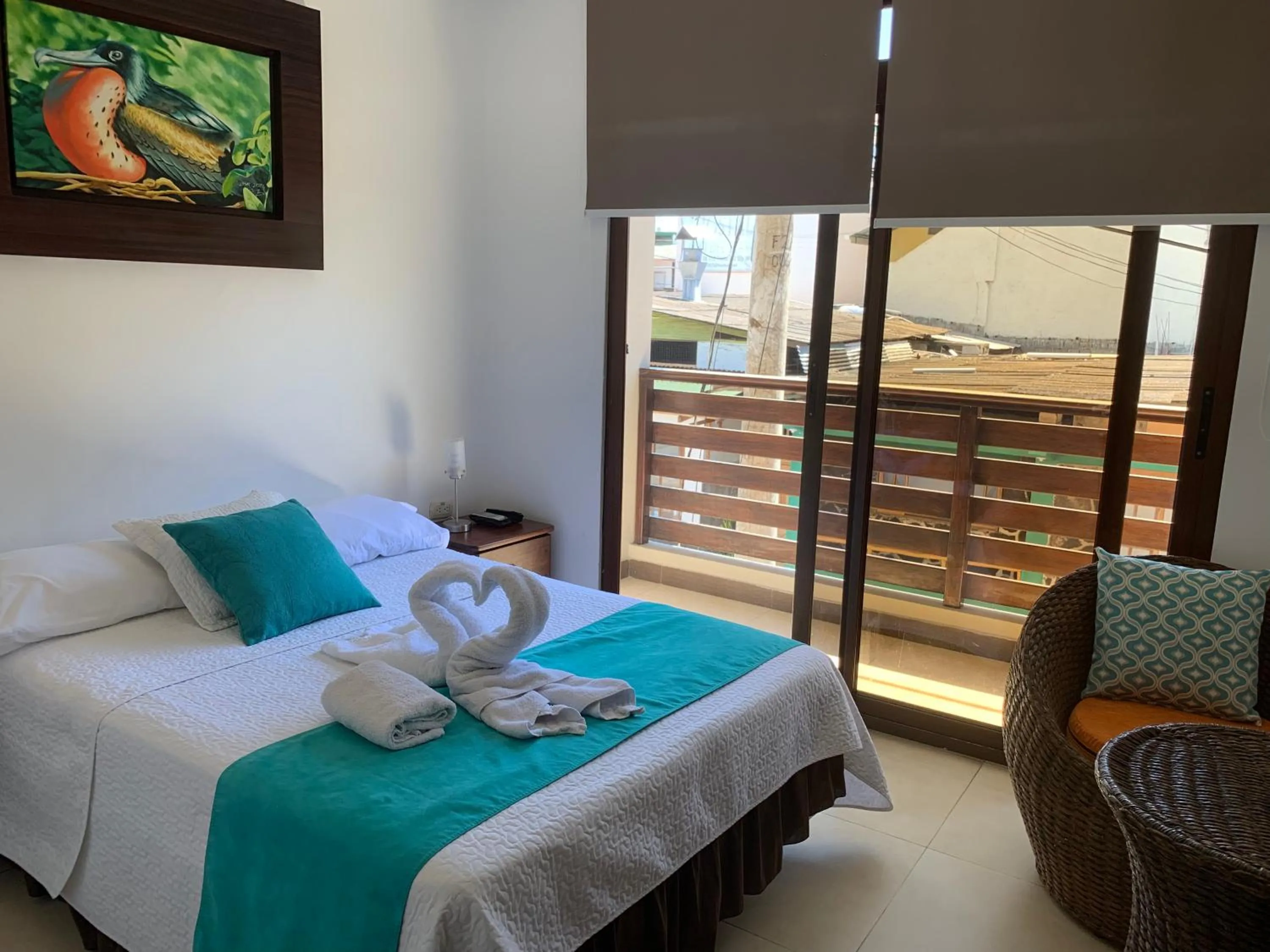 Bed in Hostal Costa del Pacifico