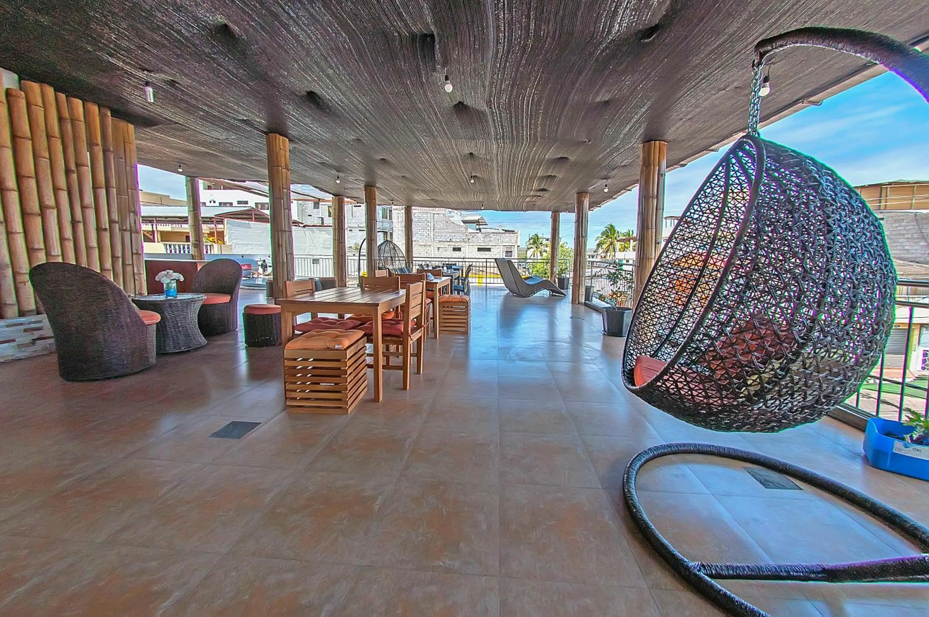 Patio in Hostal Costa del Pacifico