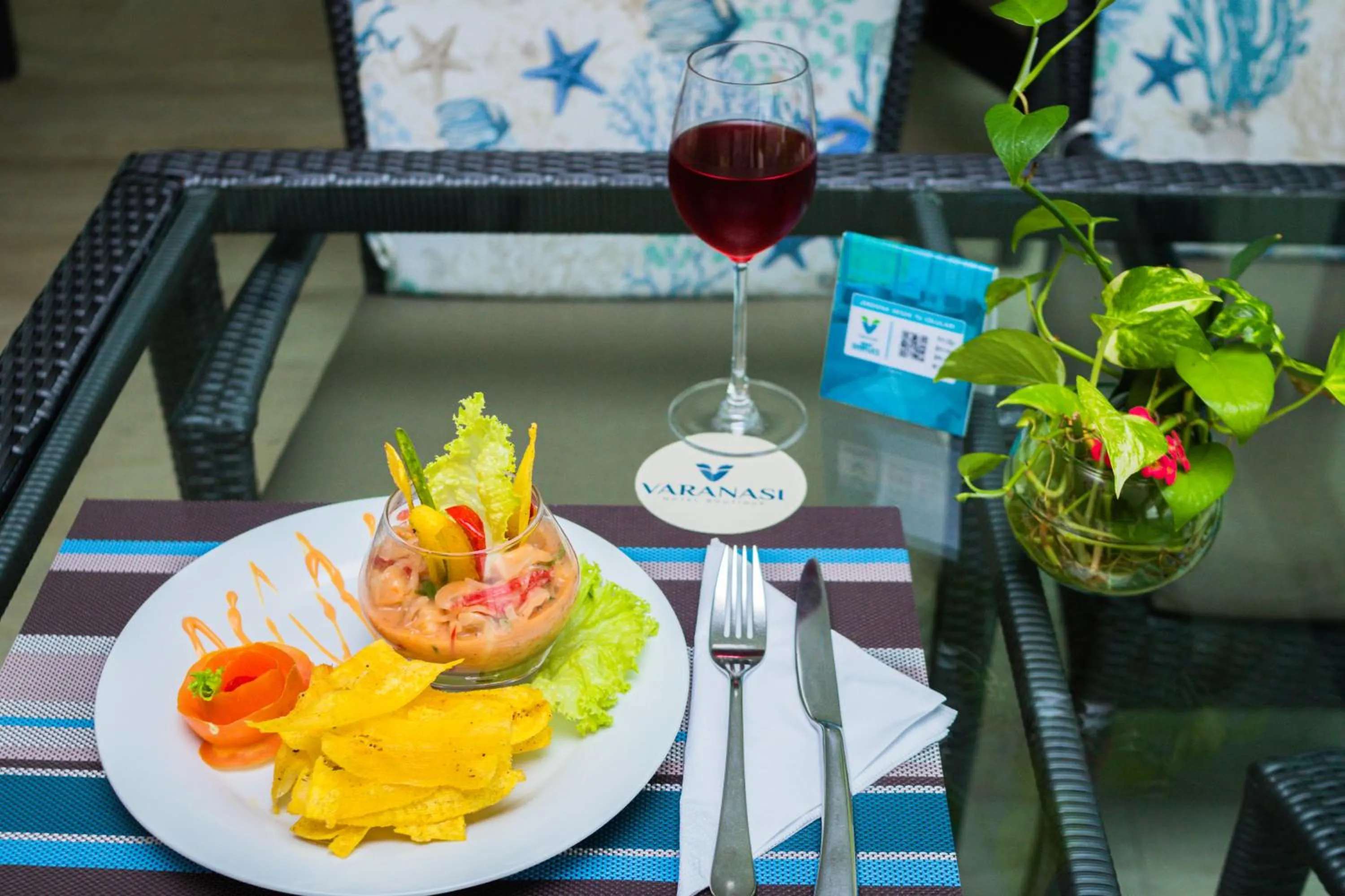 Restaurant/places to eat in Varanasi Hotel Boutique Aeropuerto