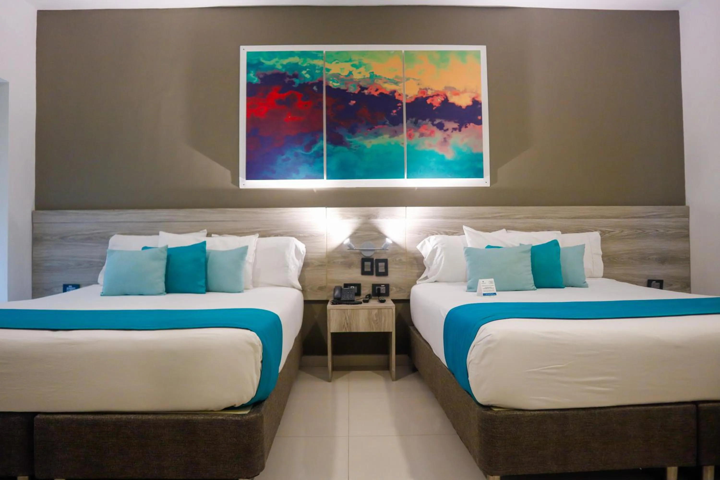 Bed in Varanasi Hotel Boutique Aeropuerto