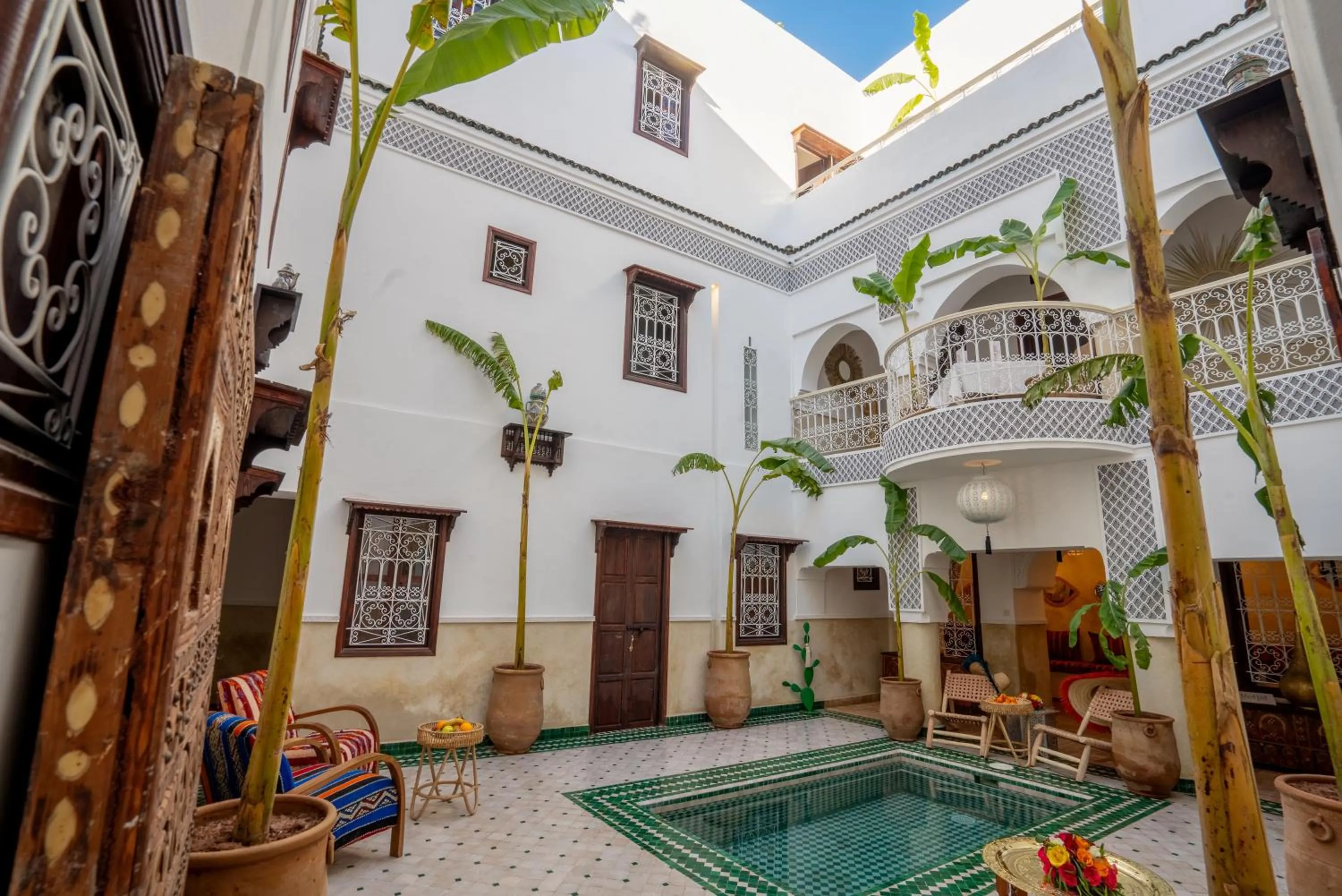 Pool view in Riad Les Etoiles Berberes & SPA