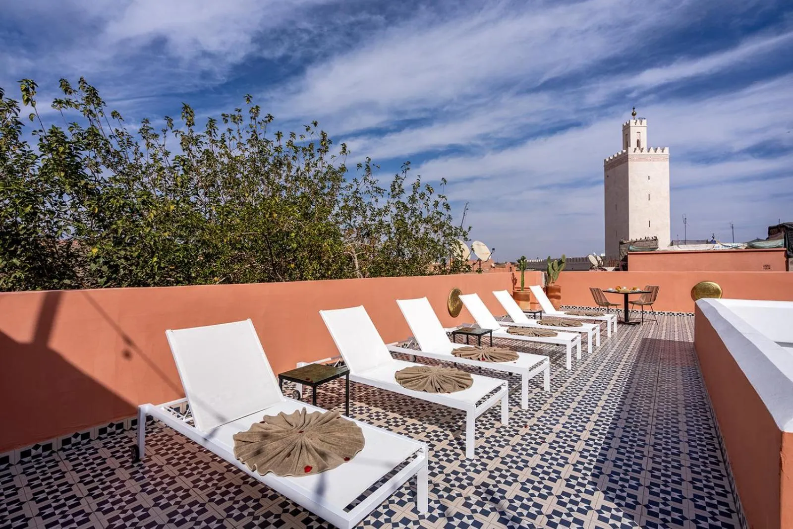 Balcony/Terrace in Riad Les Etoiles Berberes & SPA