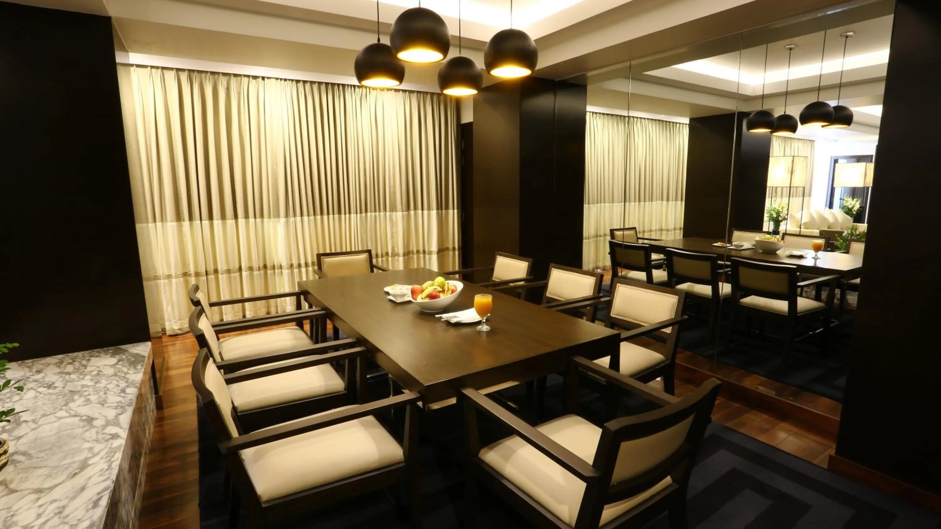 Seating area in Avari Towers Karachi