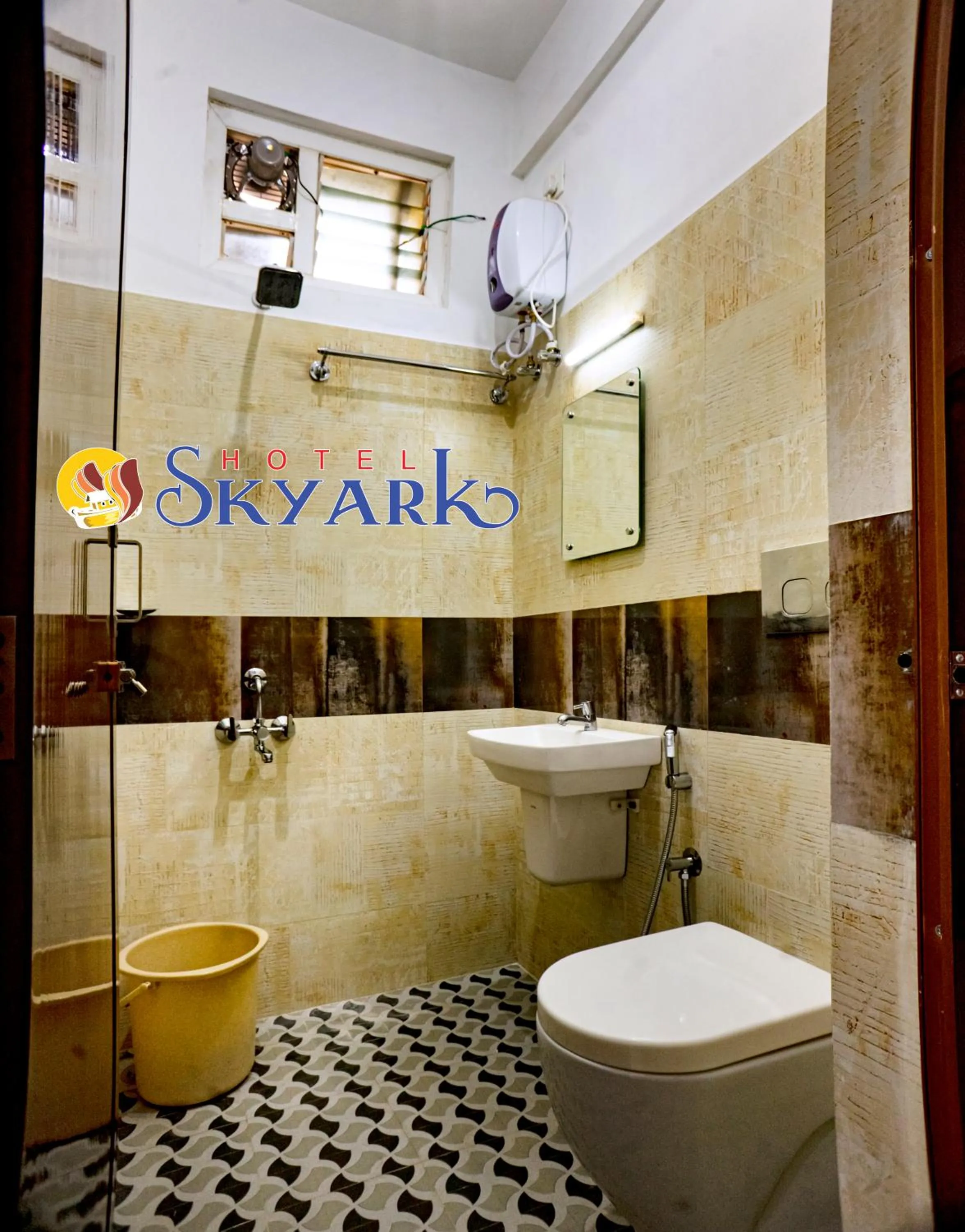 Bathroom in Hotel Skyark
