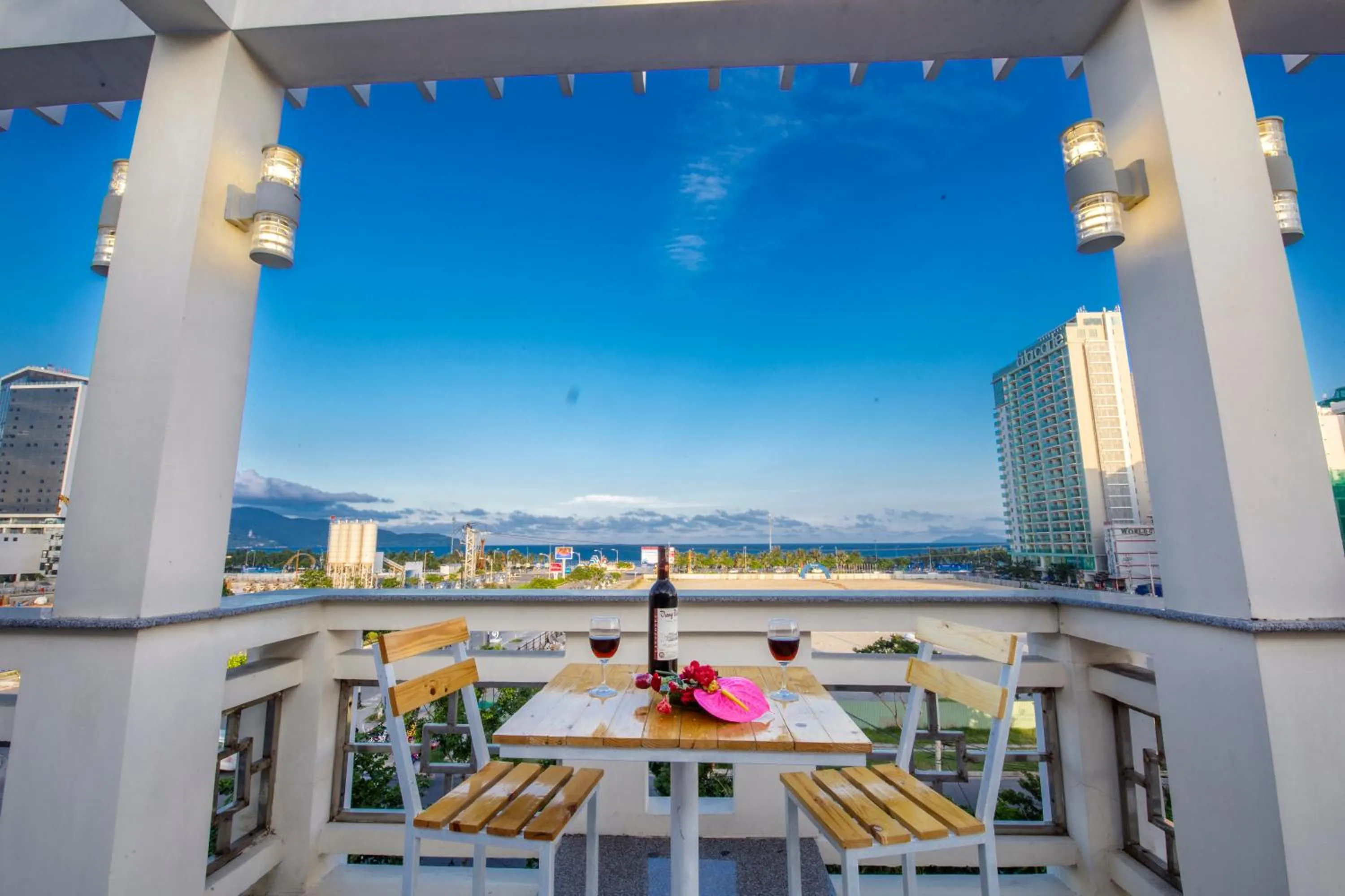 Balcony/Terrace in Dam Tien Hotel
