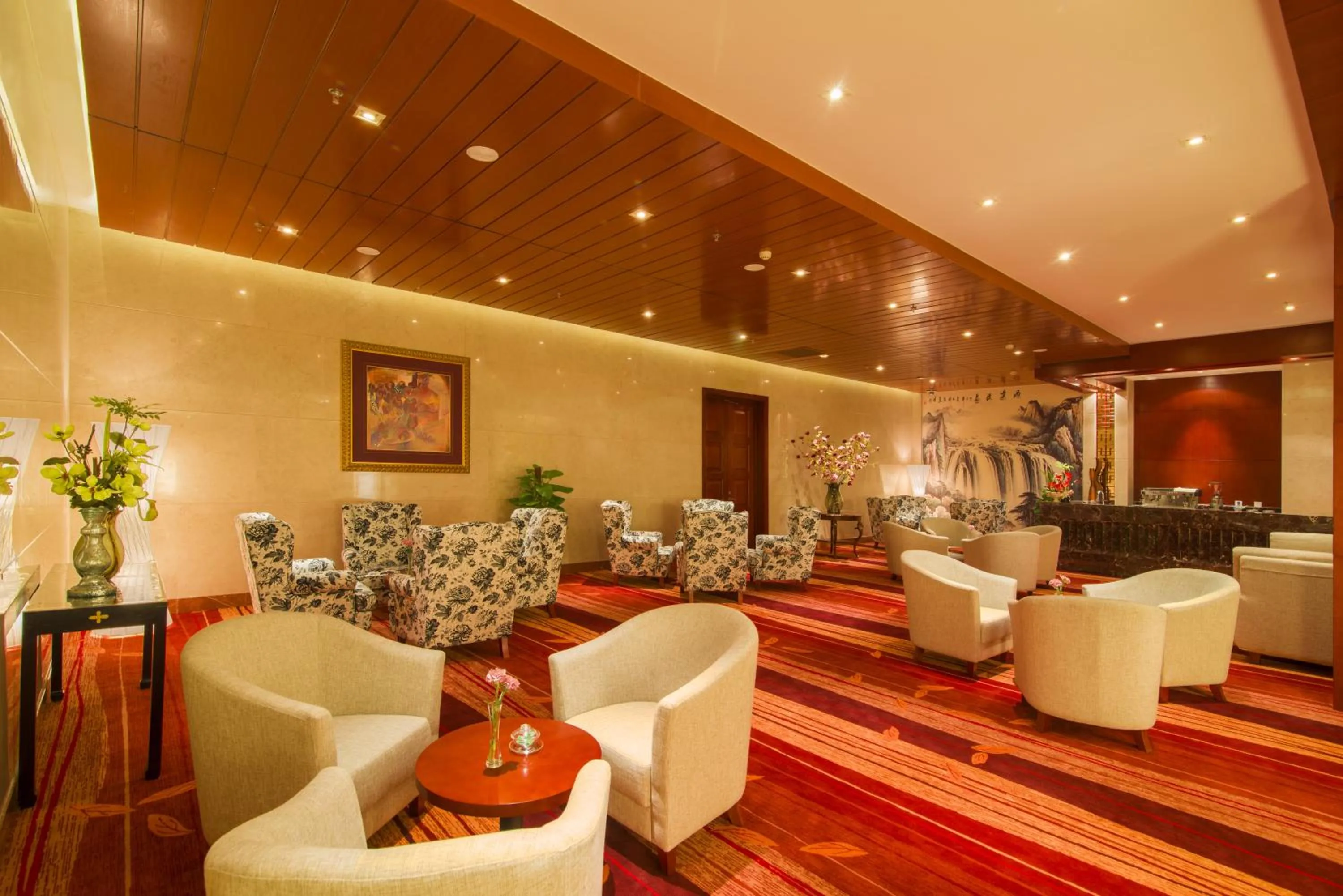 Lounge or bar in Avic Hotel Beijing