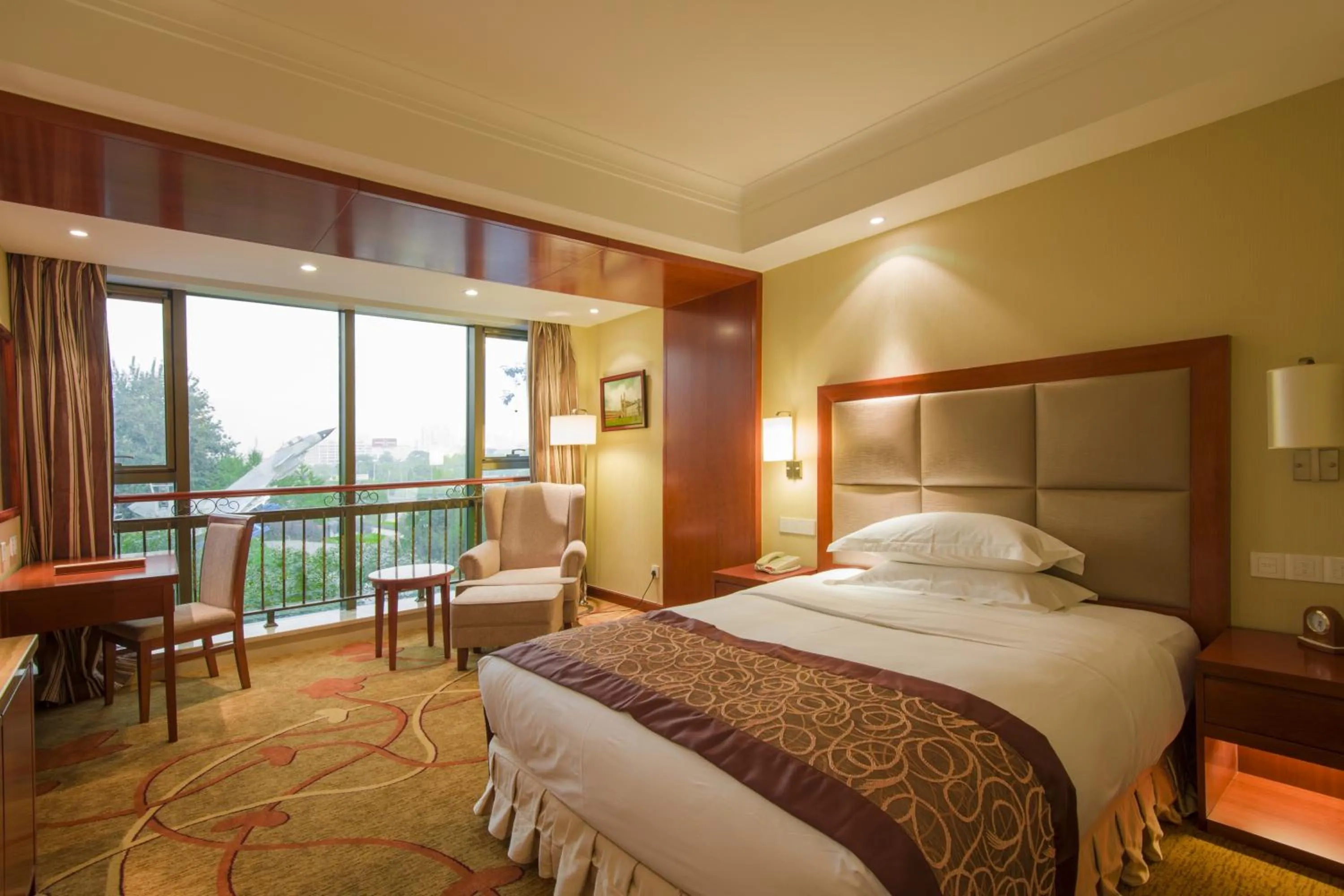 Photo of the whole room, Bed in Avic Hotel Beijing