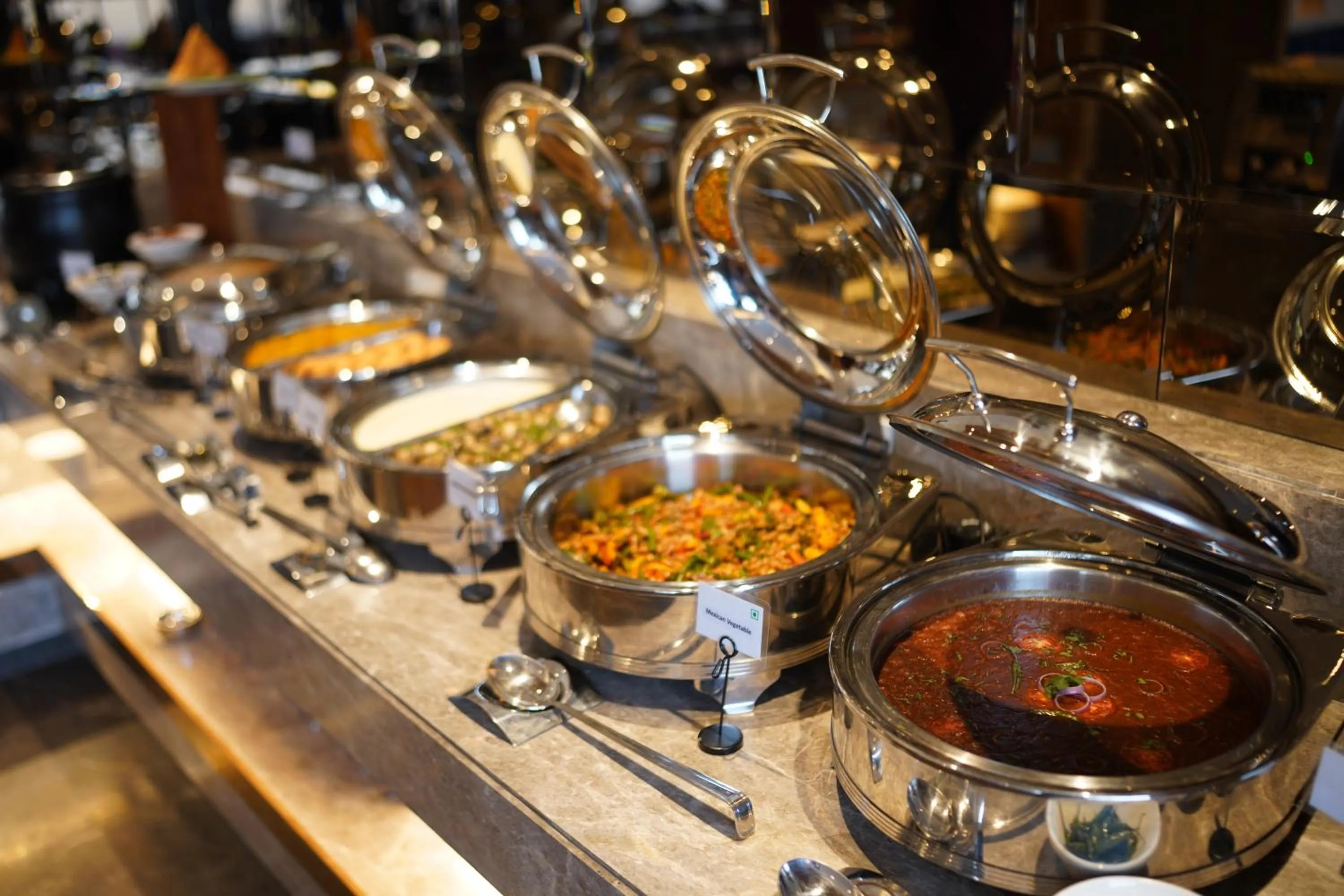 Buffet breakfast in Best Western Swaran Amritsar