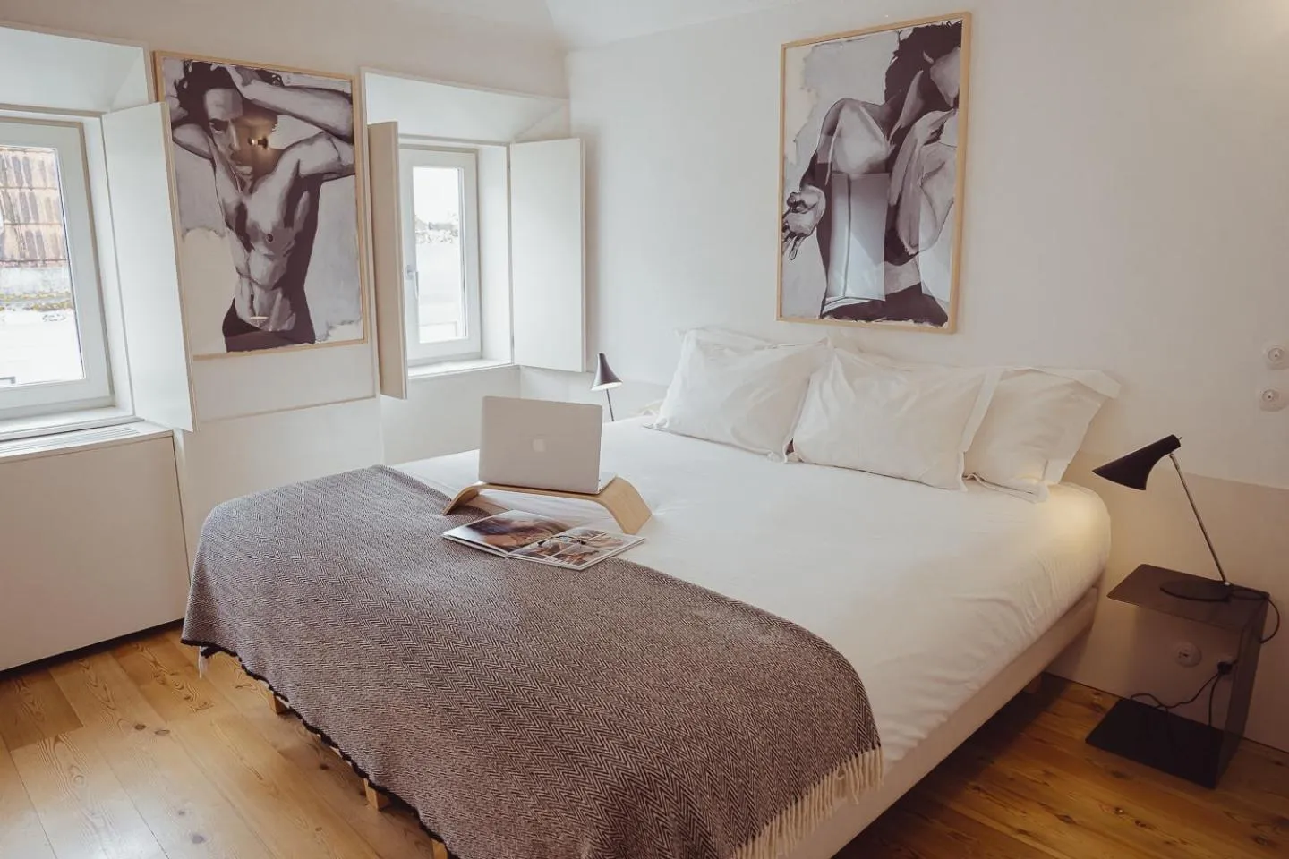 Bed in The Late Birds Lisbon - Gay Urban Resort