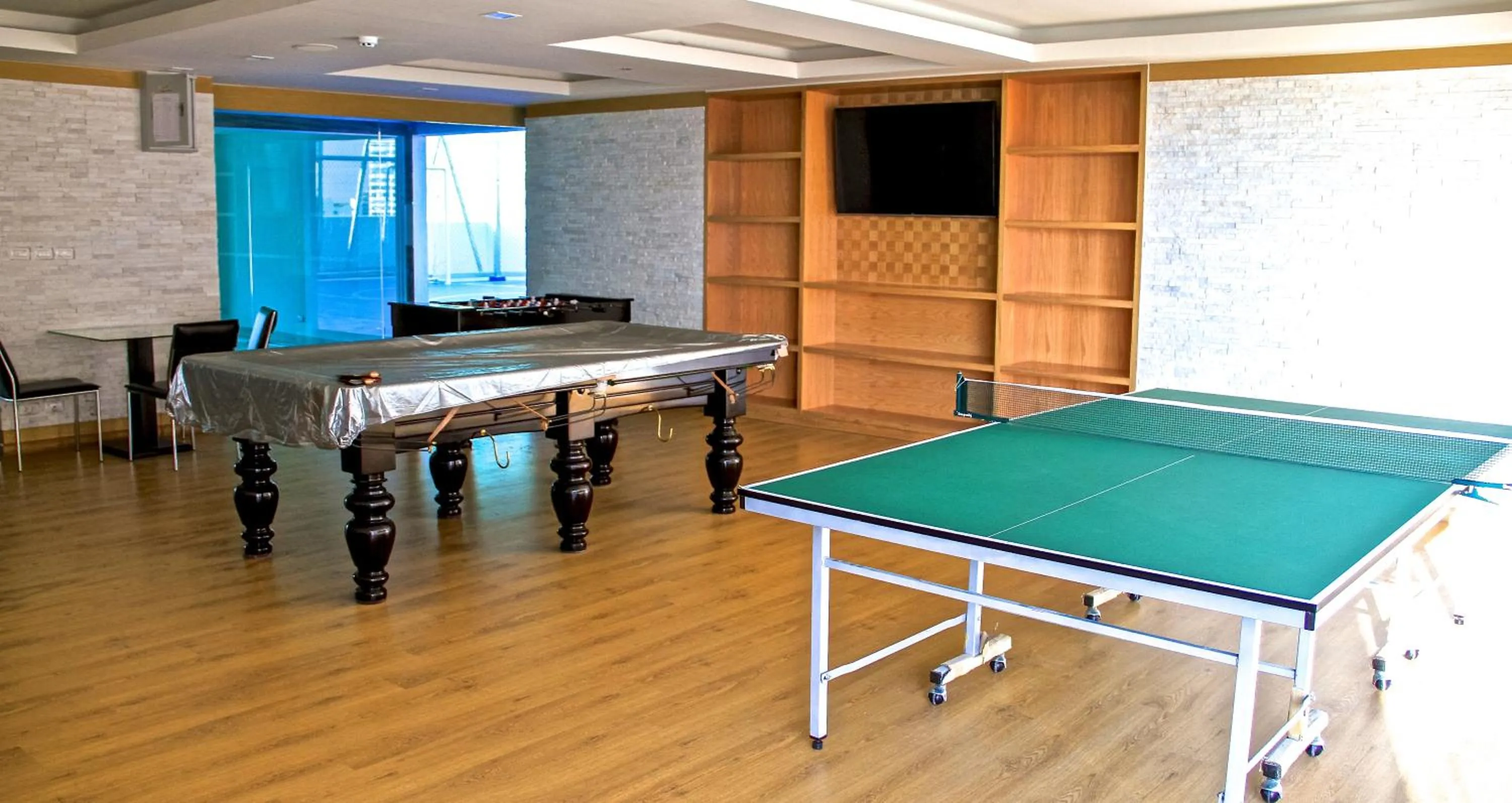 Billiard in Cosy Beach View Apartments