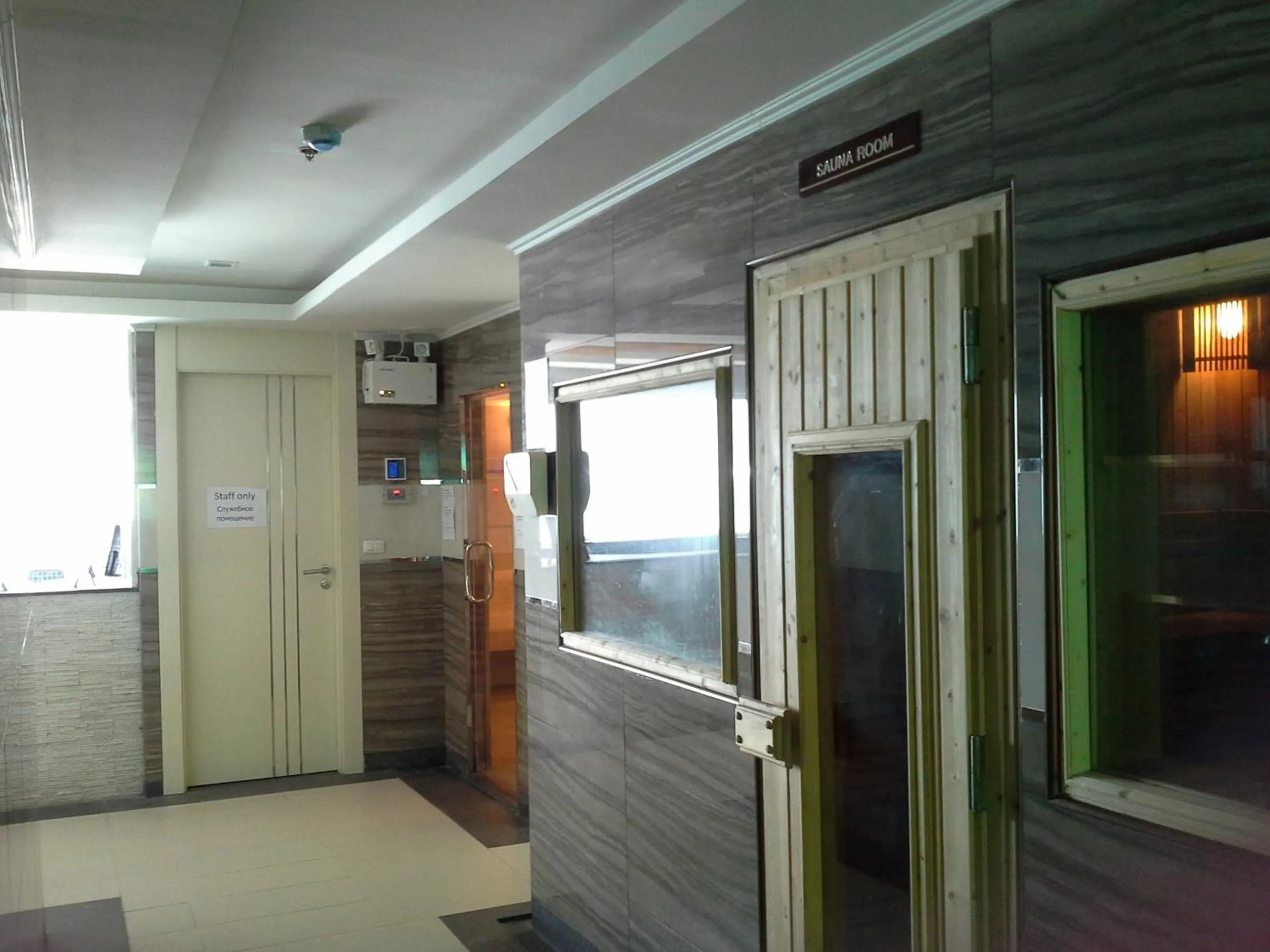 Steam room in Cosy Beach View Apartments