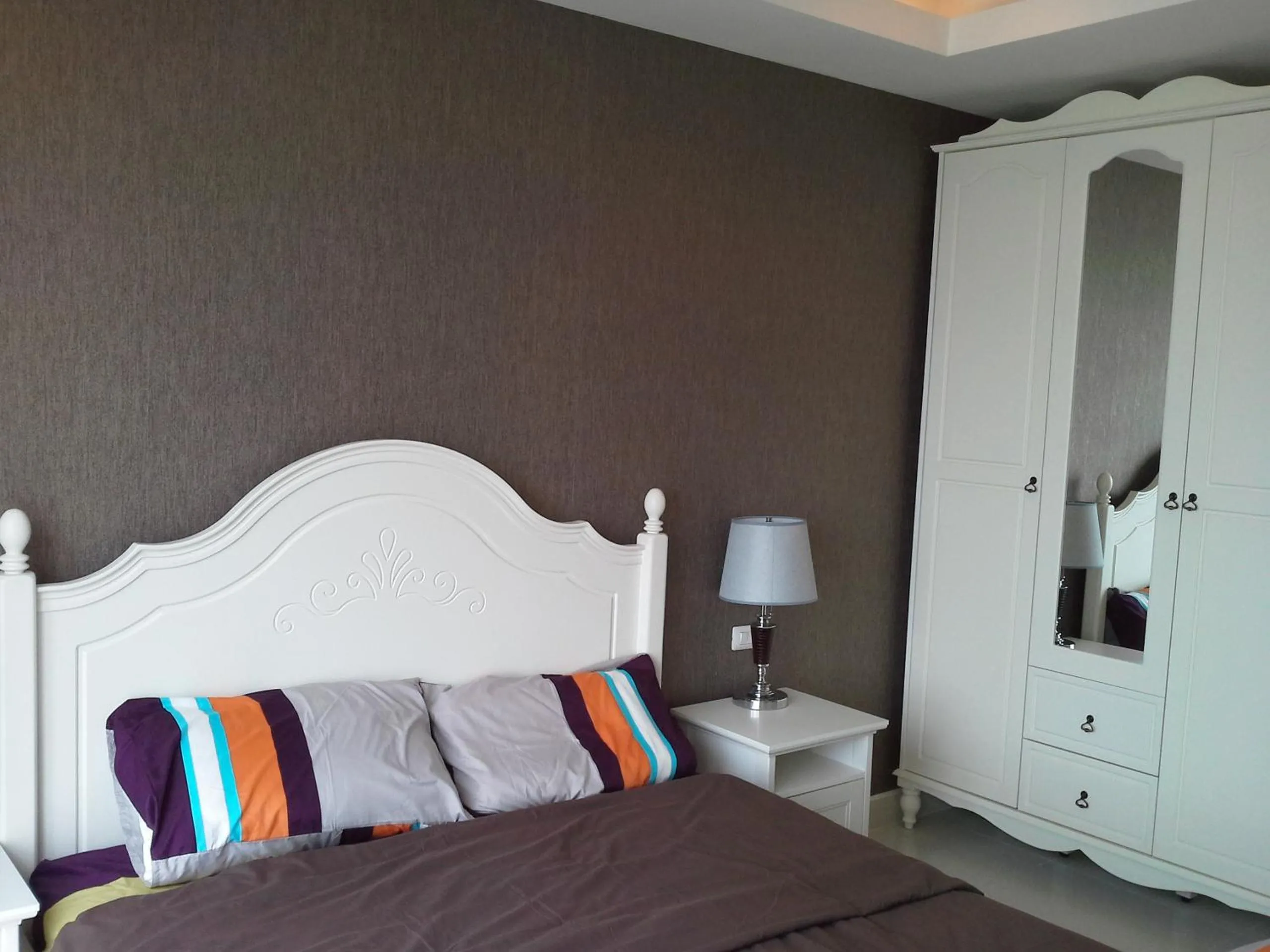 Bed in Cosy Beach View Apartments